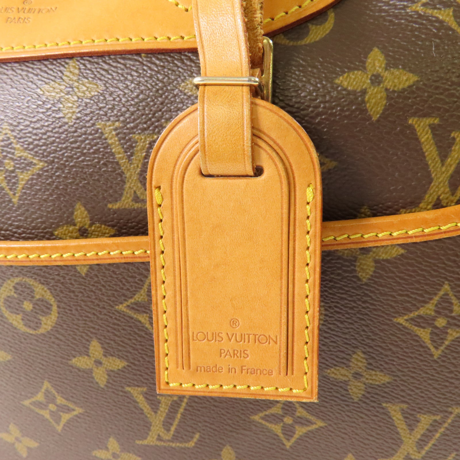 LOUIS VUITTON 【激減優惠】Monogram Deauville金扣手挽袋