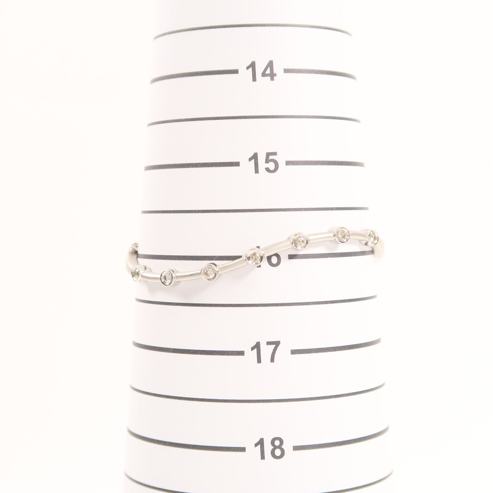 JEWELRY 18K白金/鑽石Diamond 9.4g Bangle手鐲