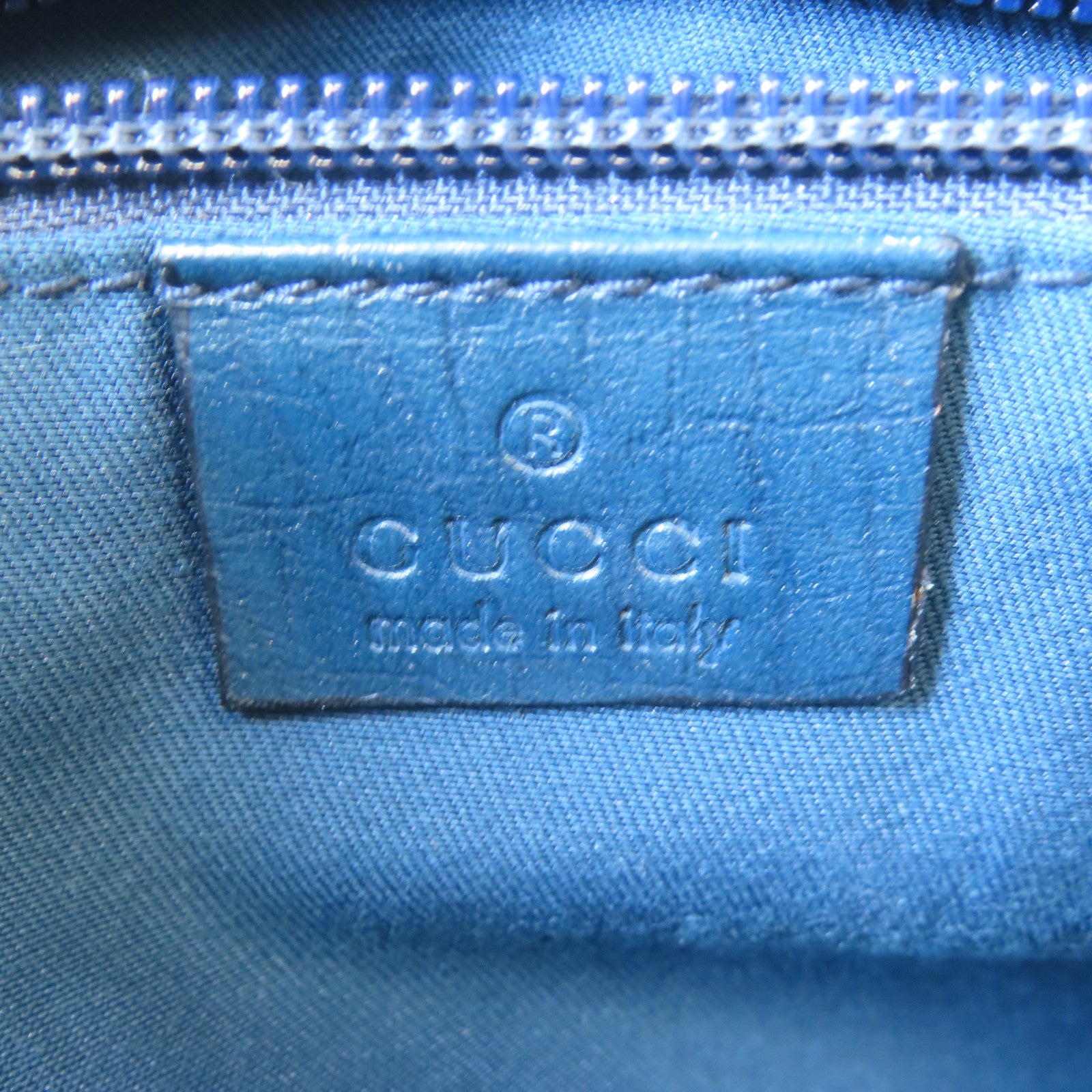 GUCCI 塗層帆布/皮革Tote Bag銀扣手挽袋啡色