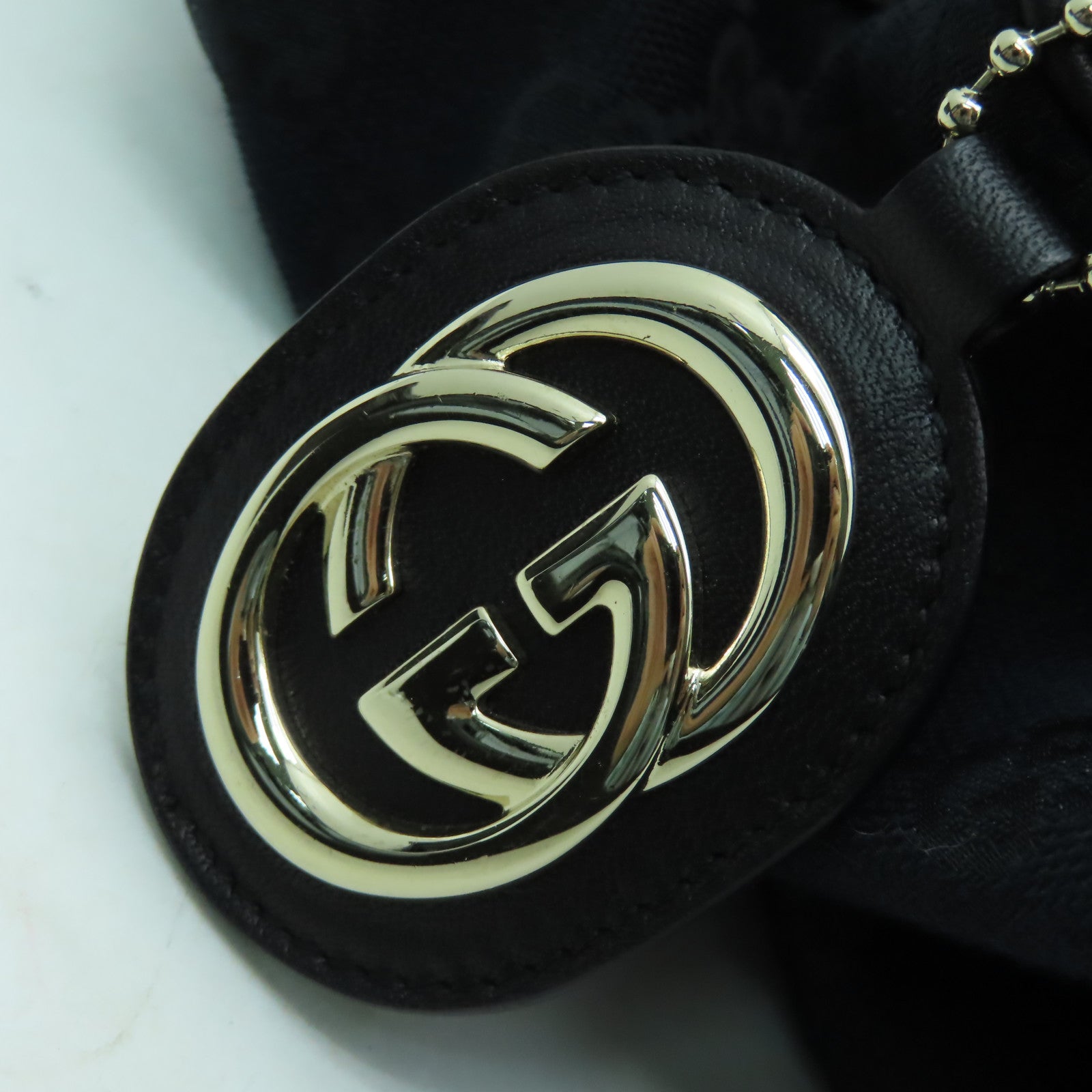 GUCCI 【激減優惠】帆布Shoulder Bag銀扣肩背袋藍色