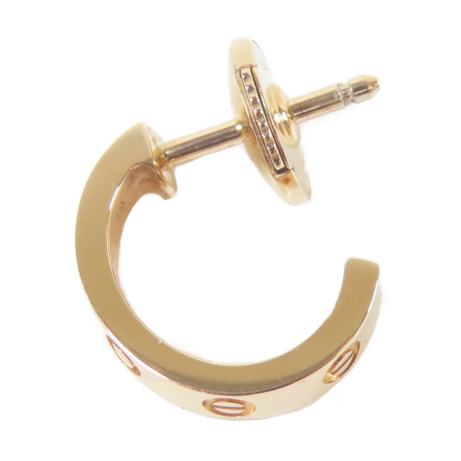 CARTIER 18K玫瑰金Love Earrings耳環
