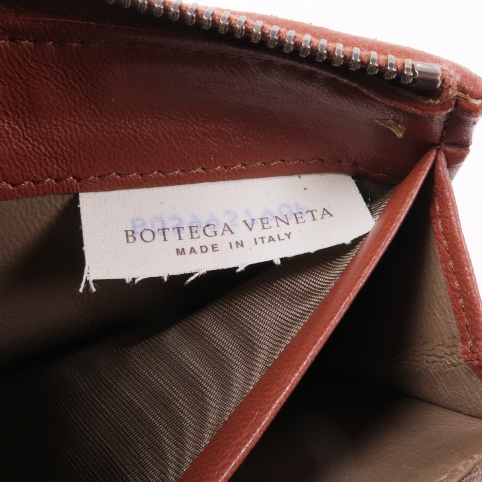BOTTEGA VENETA 織紋皮革Long Wallet銀扣長錢包