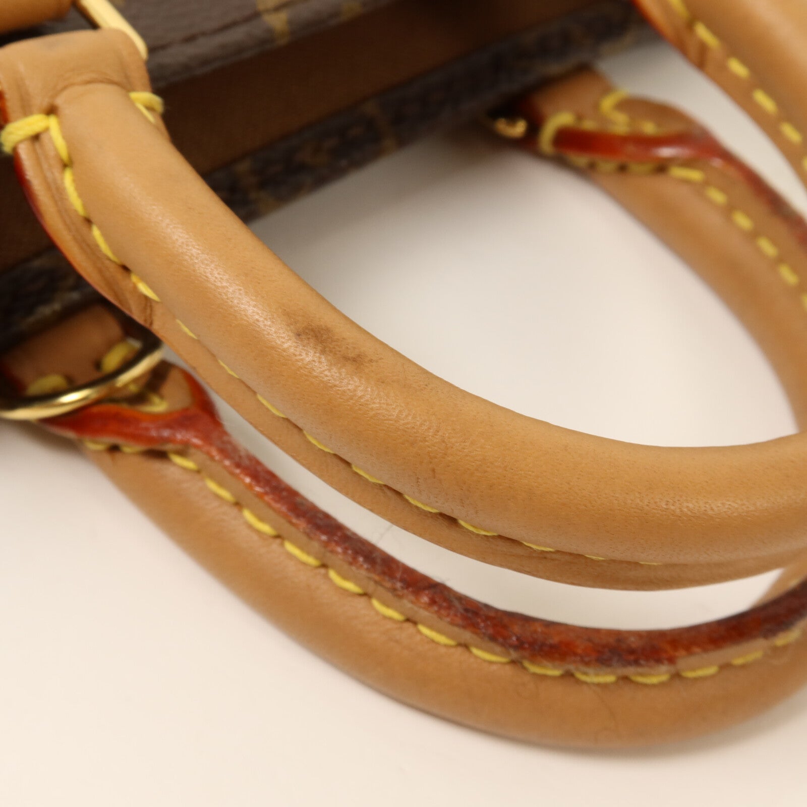 LOUIS VUITTON Monogram Petit Sac Plat手挽肩背兩用袋