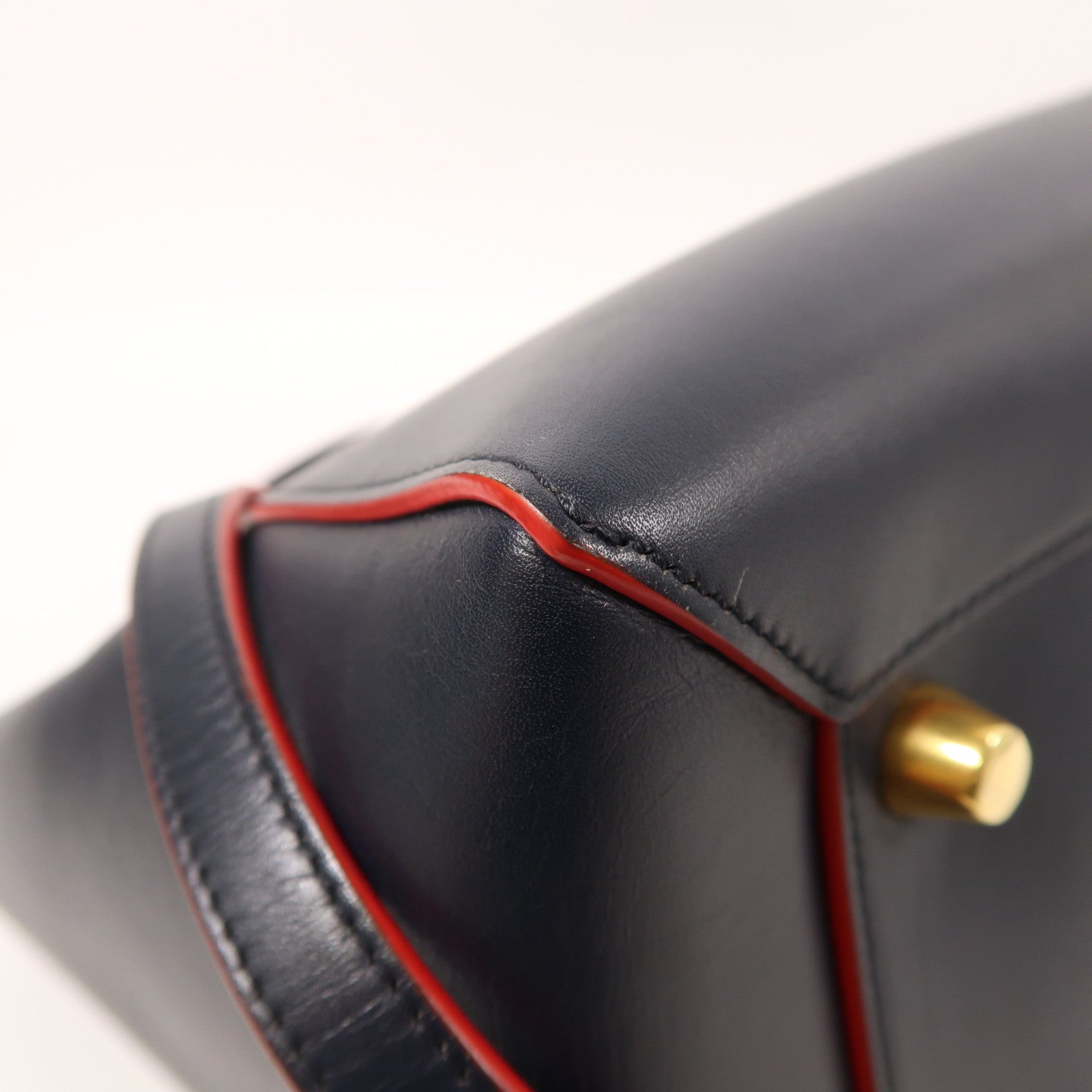 CELINE 牛皮皮革Mini Belt Bag金扣手挽肩背兩用袋