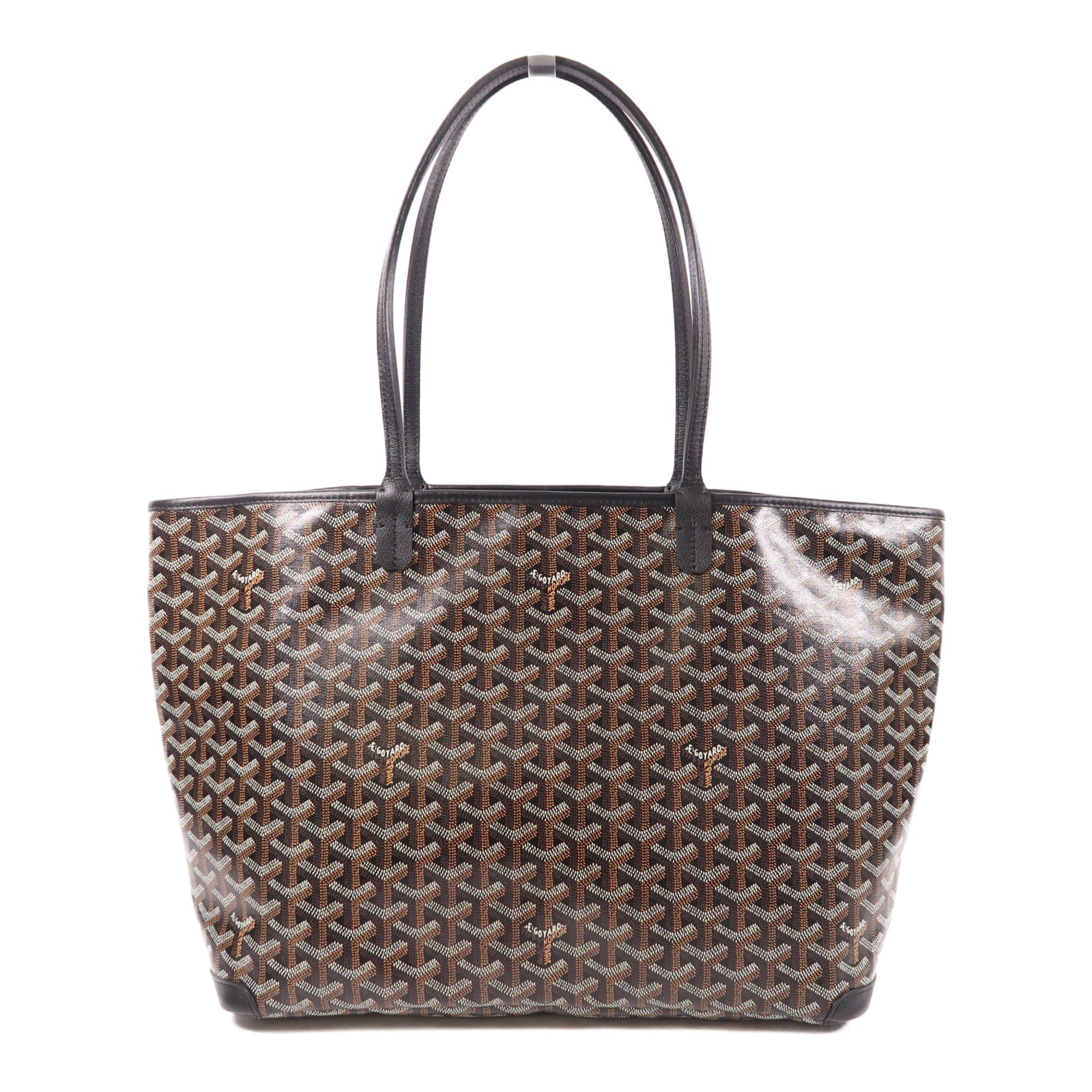 GOYARD 塗層帆布Artois MM銀扣肩背袋