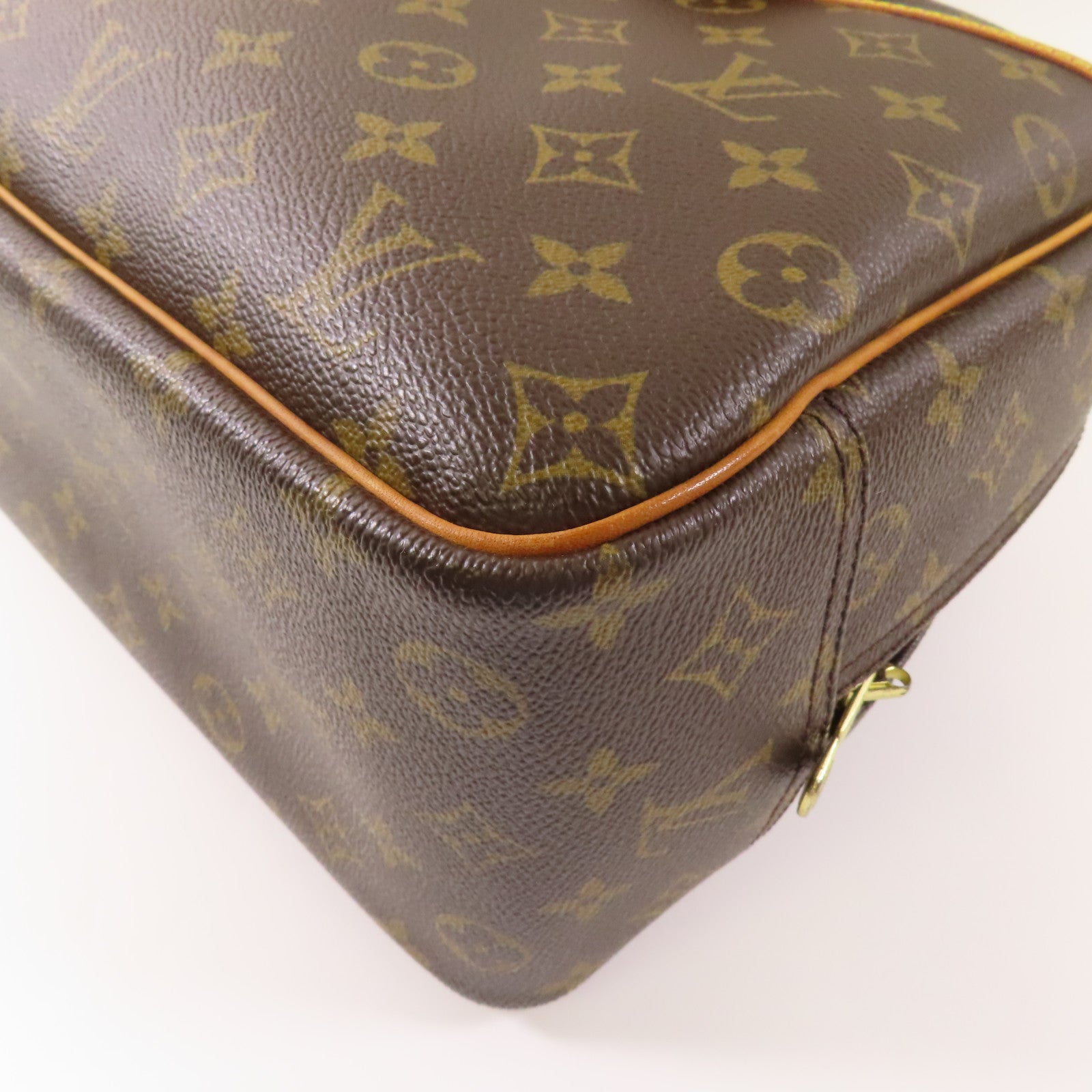 LOUIS VUITTON Monogram Deauville金扣手挽袋