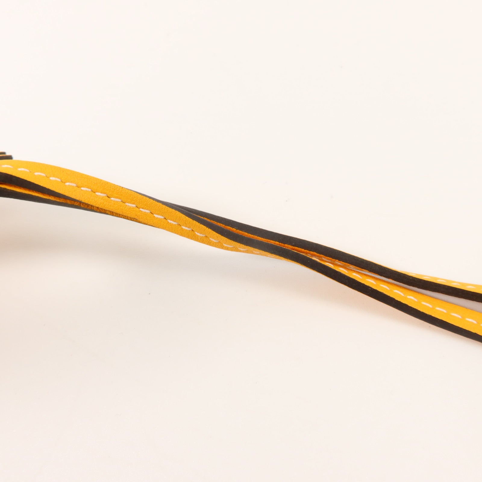 HERMES Swift皮革Paddock Cheval Charm掛飾Jaune Ambre