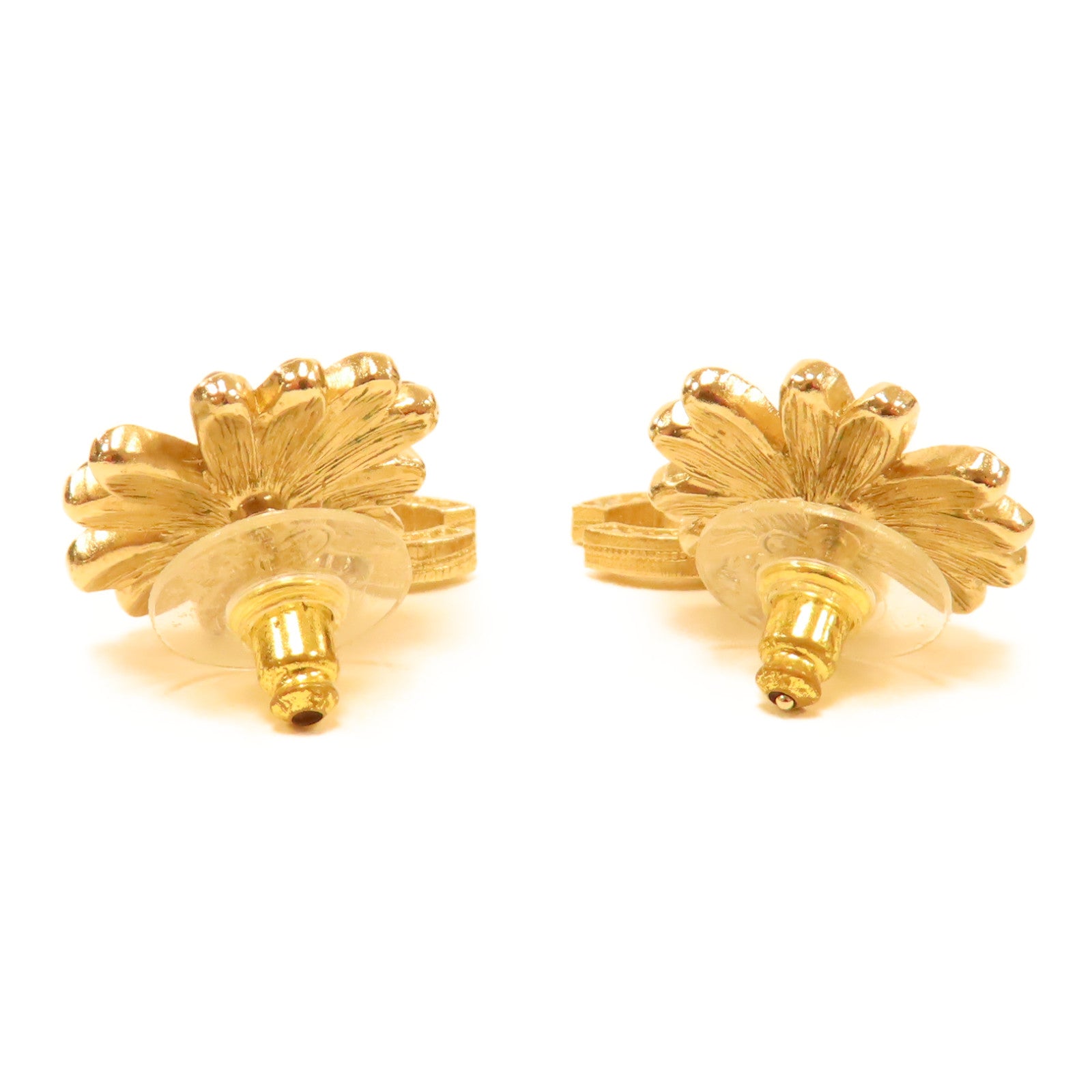 CHANEL 金屬Earrings耳環金色/黑色