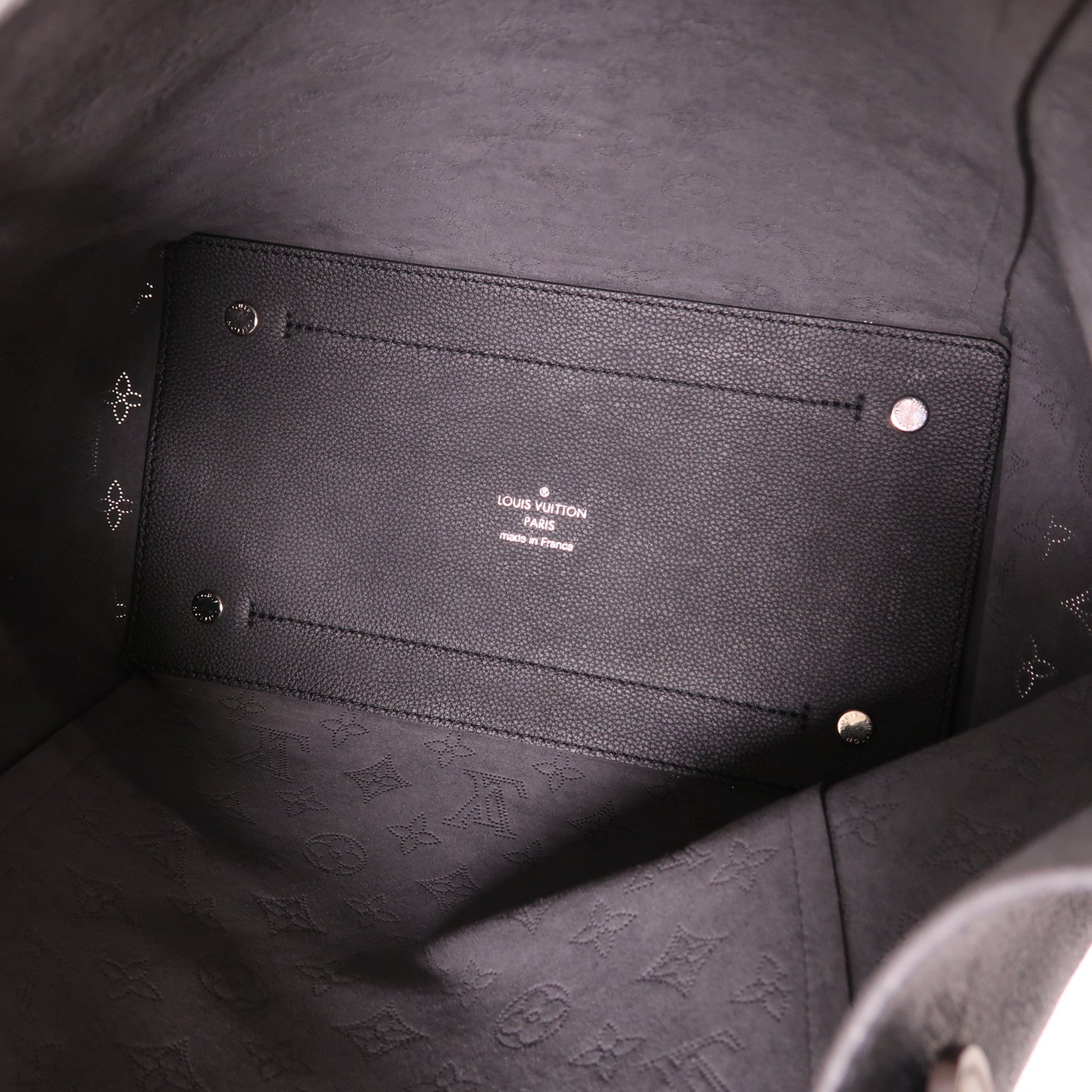LOUIS VUITTON Monogram Mahina Hina MM銀扣肩背袋