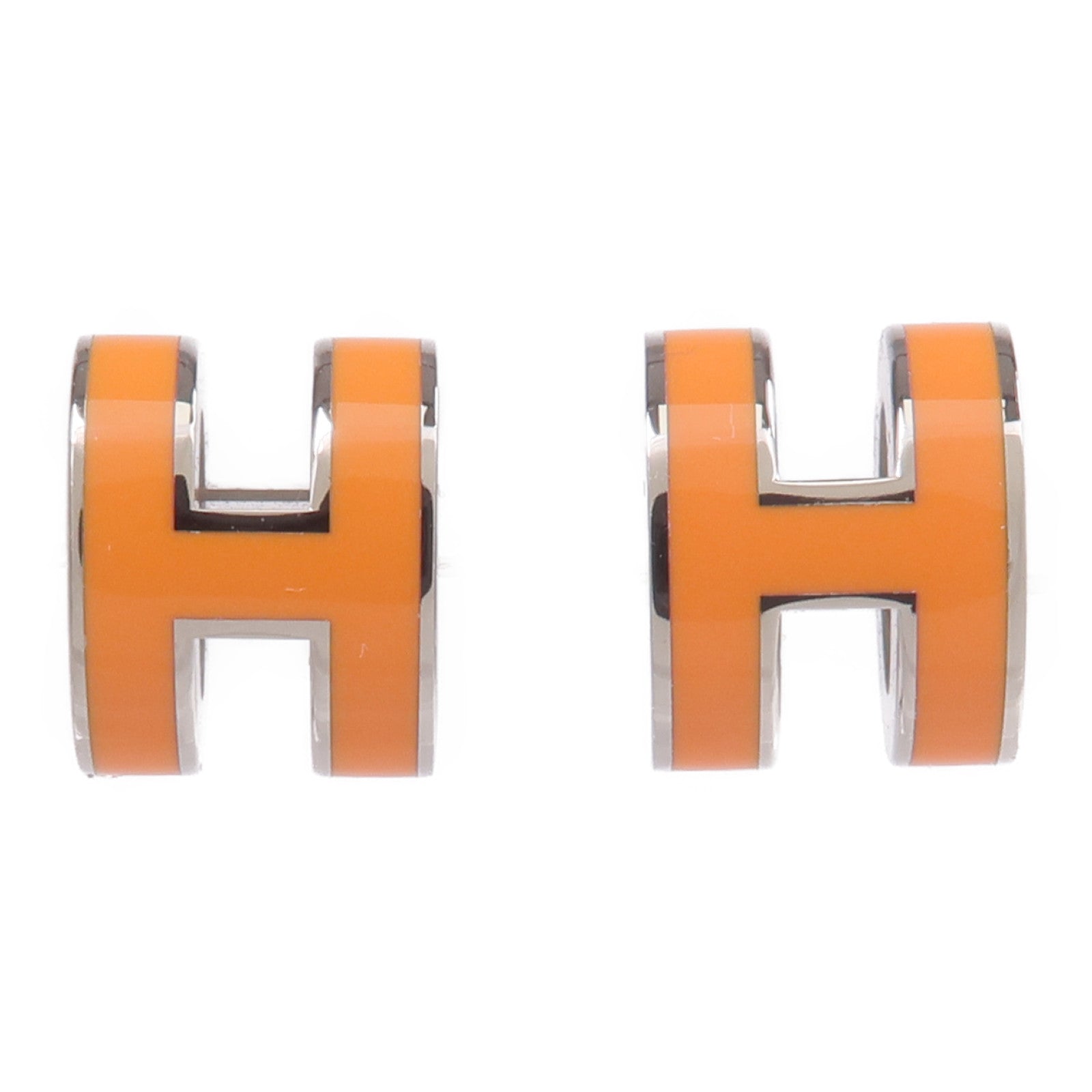 HERMES 金屬Mini Pop H耳環