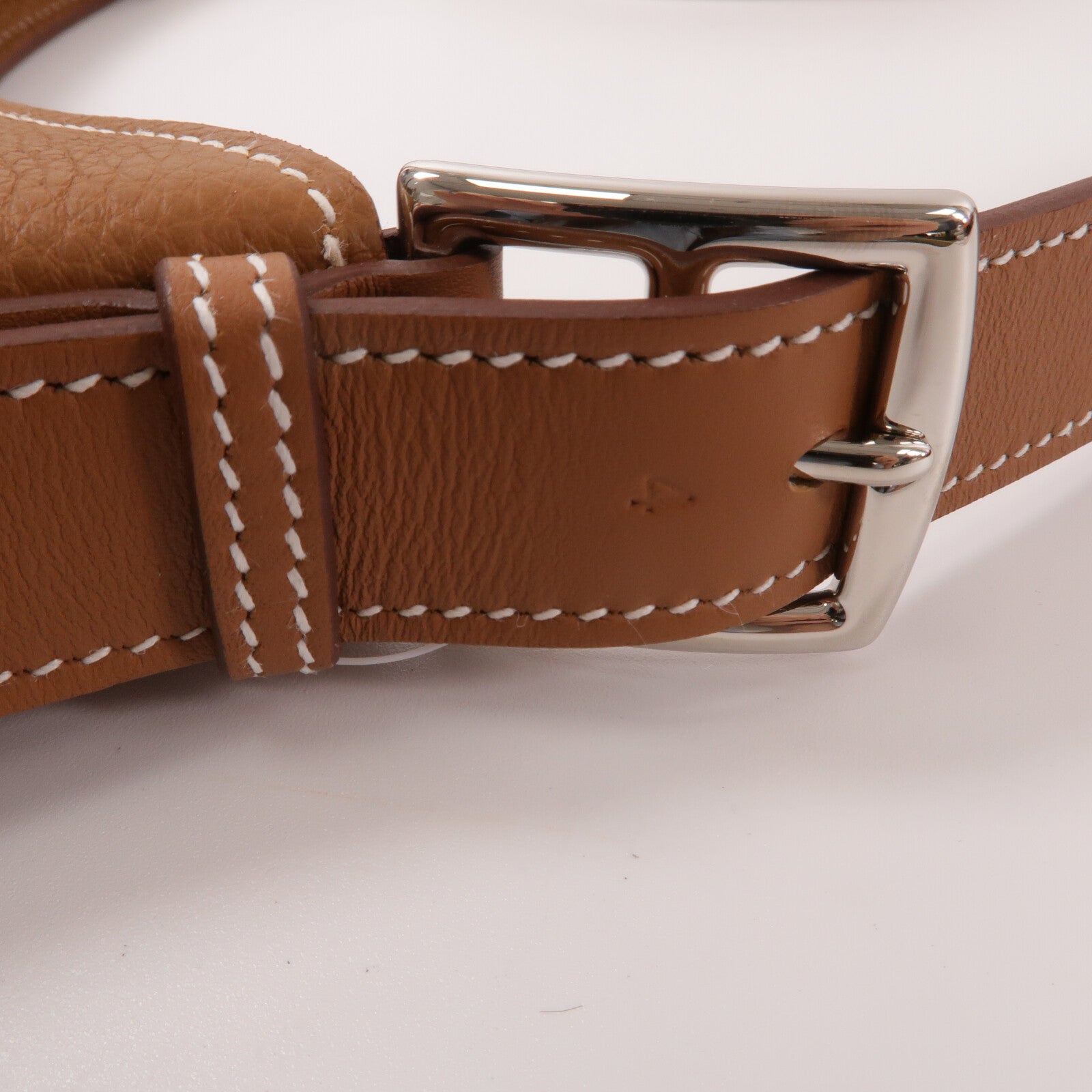 HERMES Togo皮革Arcon Slim肩背袋Gold
