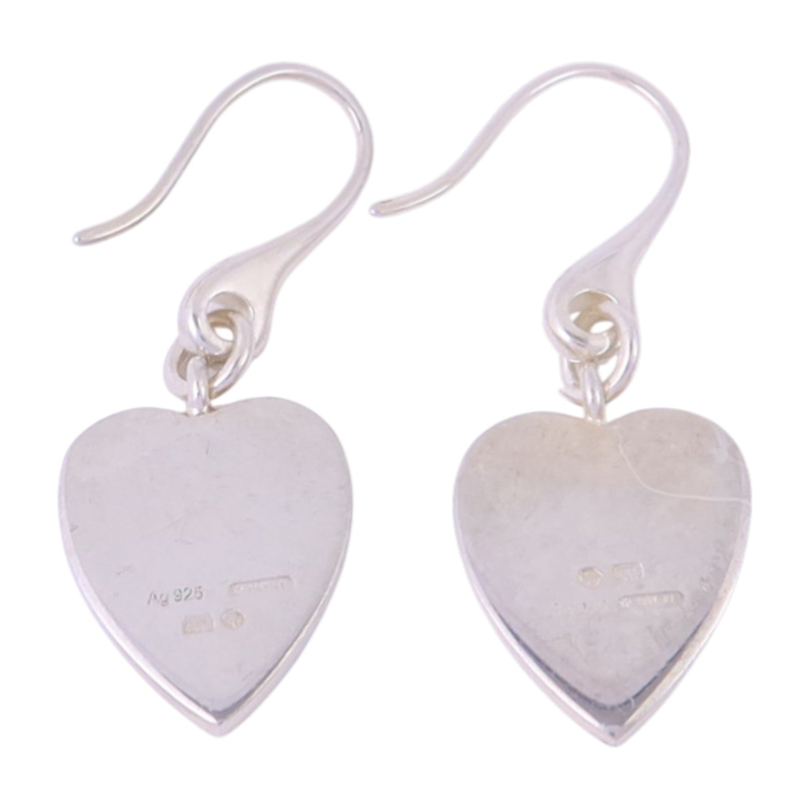 GUCCI 925純銀Heart Dangle Earrings耳環