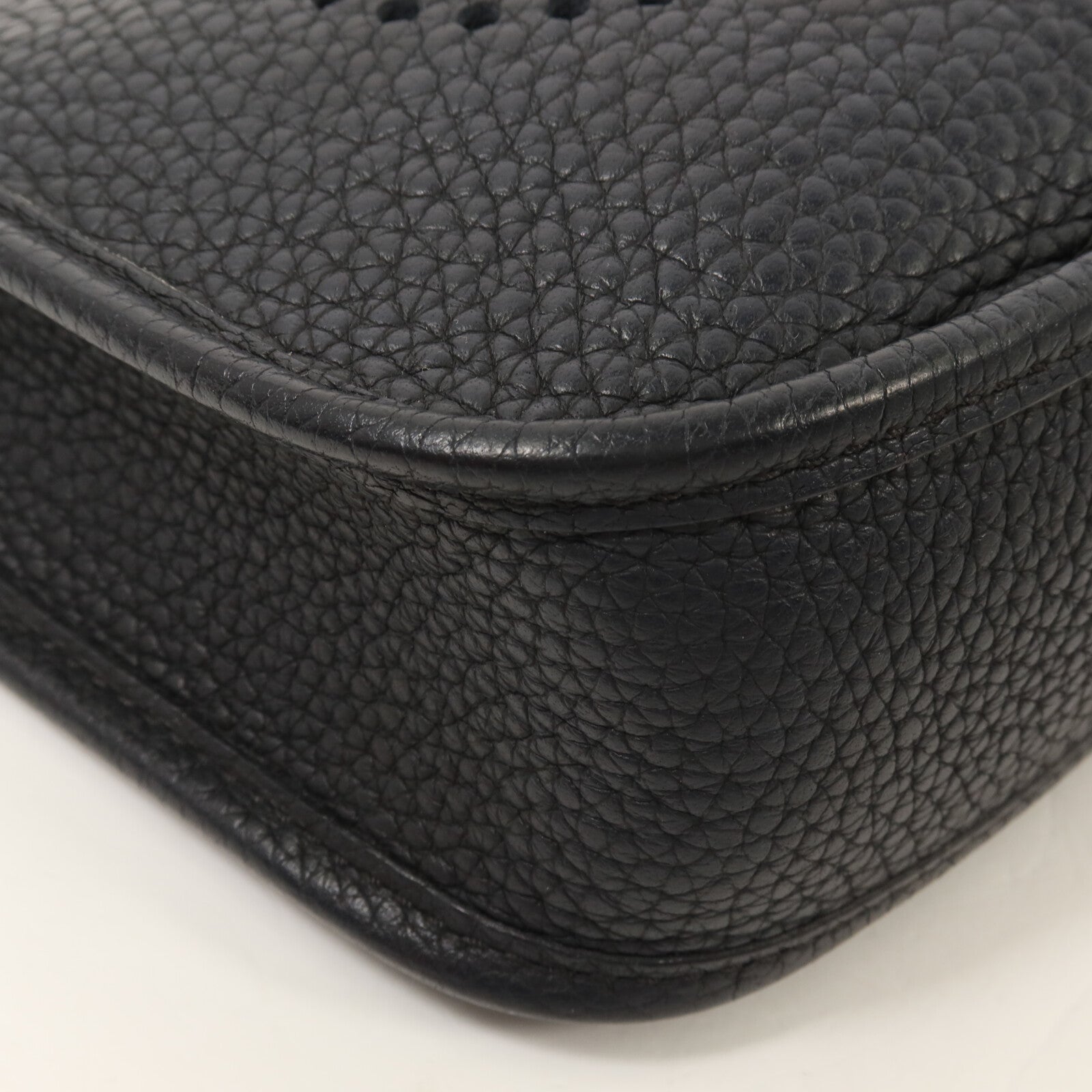 HERMES Clemence皮革Evelyne TPM肩背袋Noir