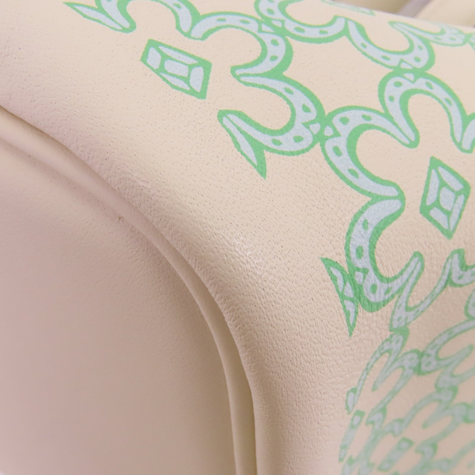 HERMES Swift皮革Picotin Lucky Daisy Micro銀扣手挽袋