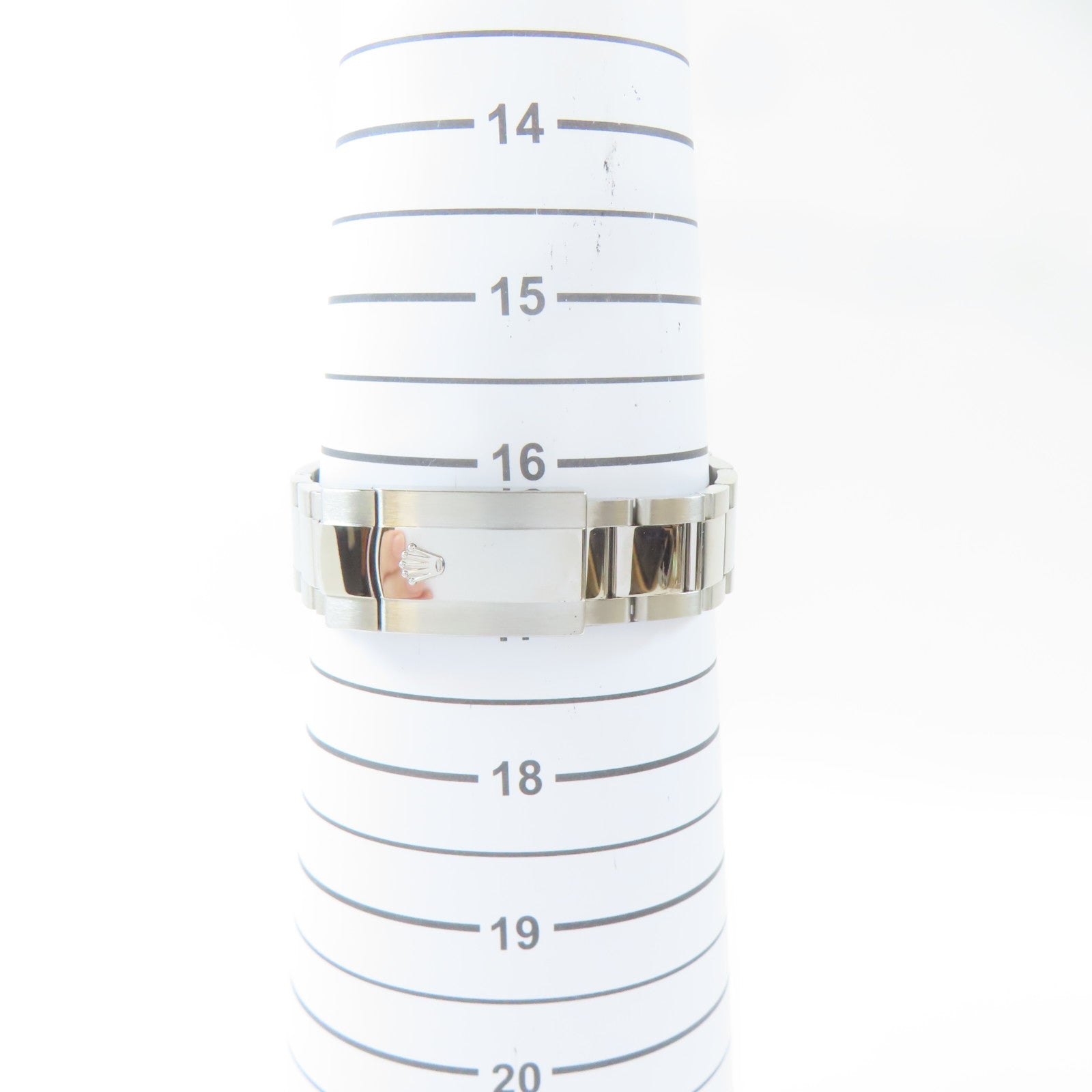 ROLEX Datejust不鏽鋼手錶自動機芯白色#16.5cm