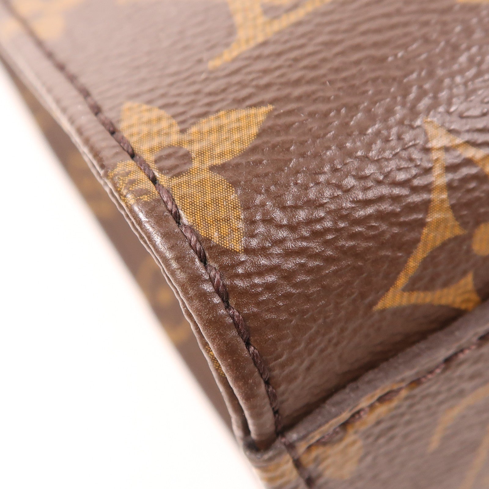 LOUIS VUITTON LV GHW Sac Plat BB 2 Way Shoulder Handbag M45847 Monogram Brown