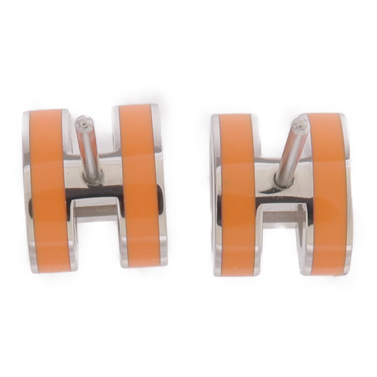 HERMES 金屬Mini Pop H耳環