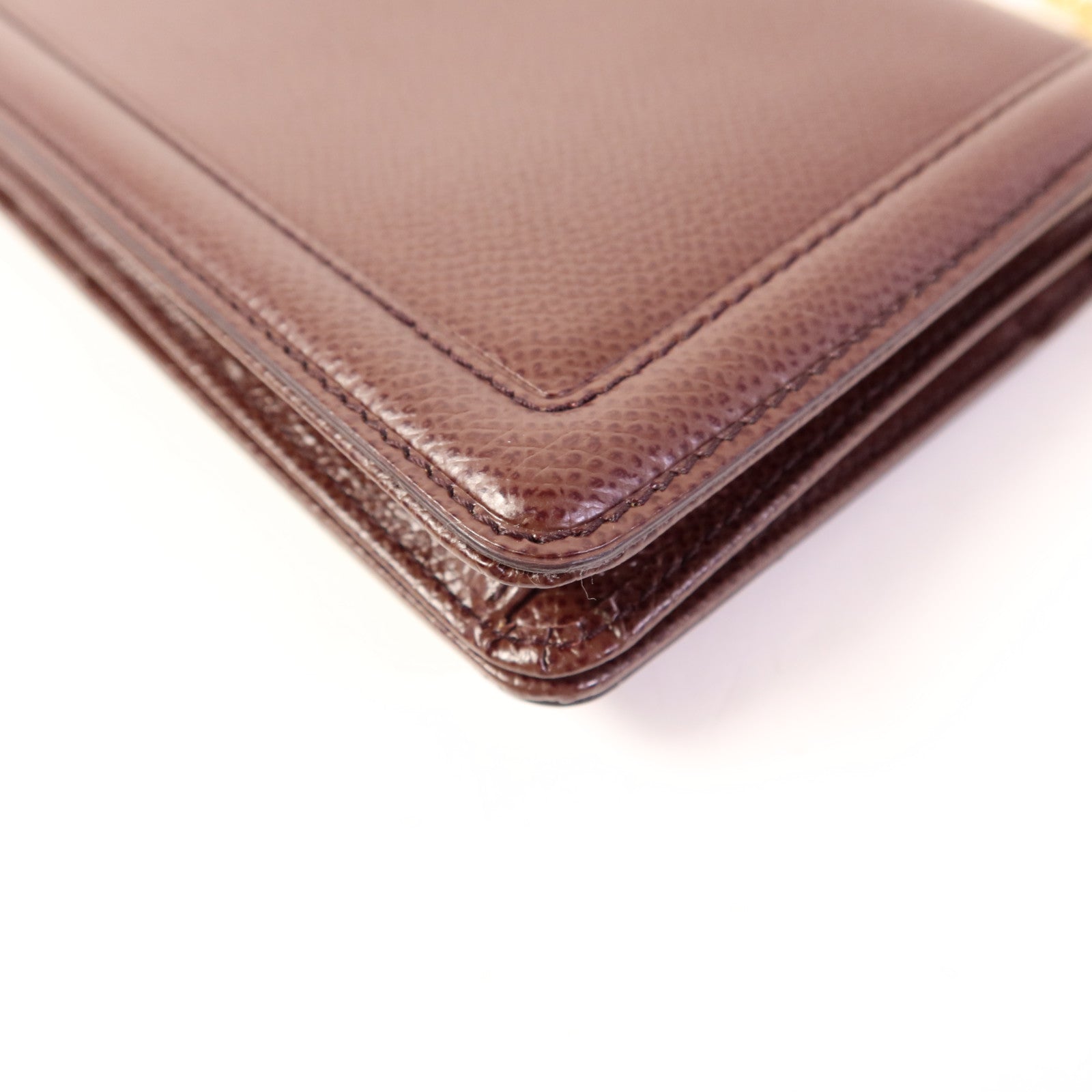 Salvatore Ferragamo 牛皮皮革Vara Wallet On Chain金扣鏈帶肩背袋