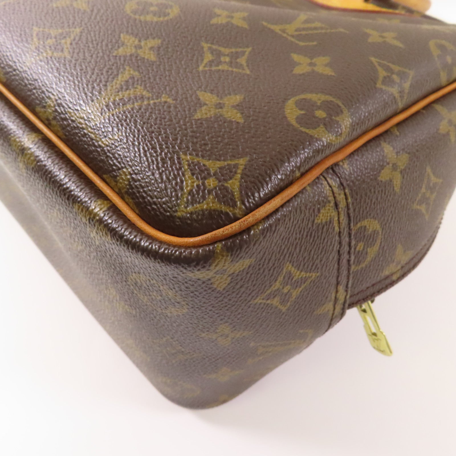 LOUIS VUITTON 【激減優惠】Monogram Deauville金扣手挽袋