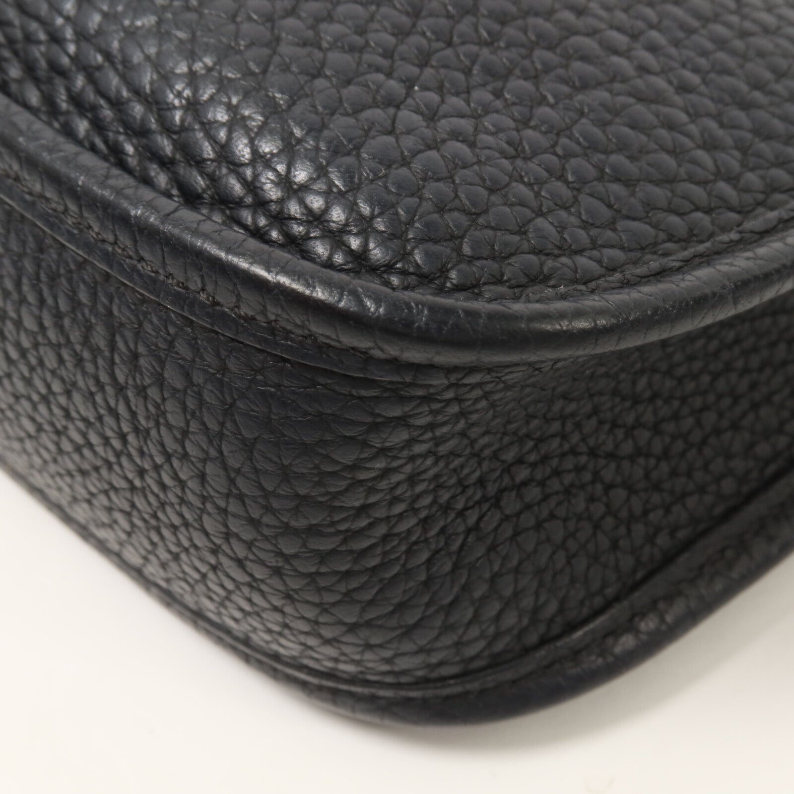 HERMES Clemence皮革Evelyne TPM肩背袋Noir