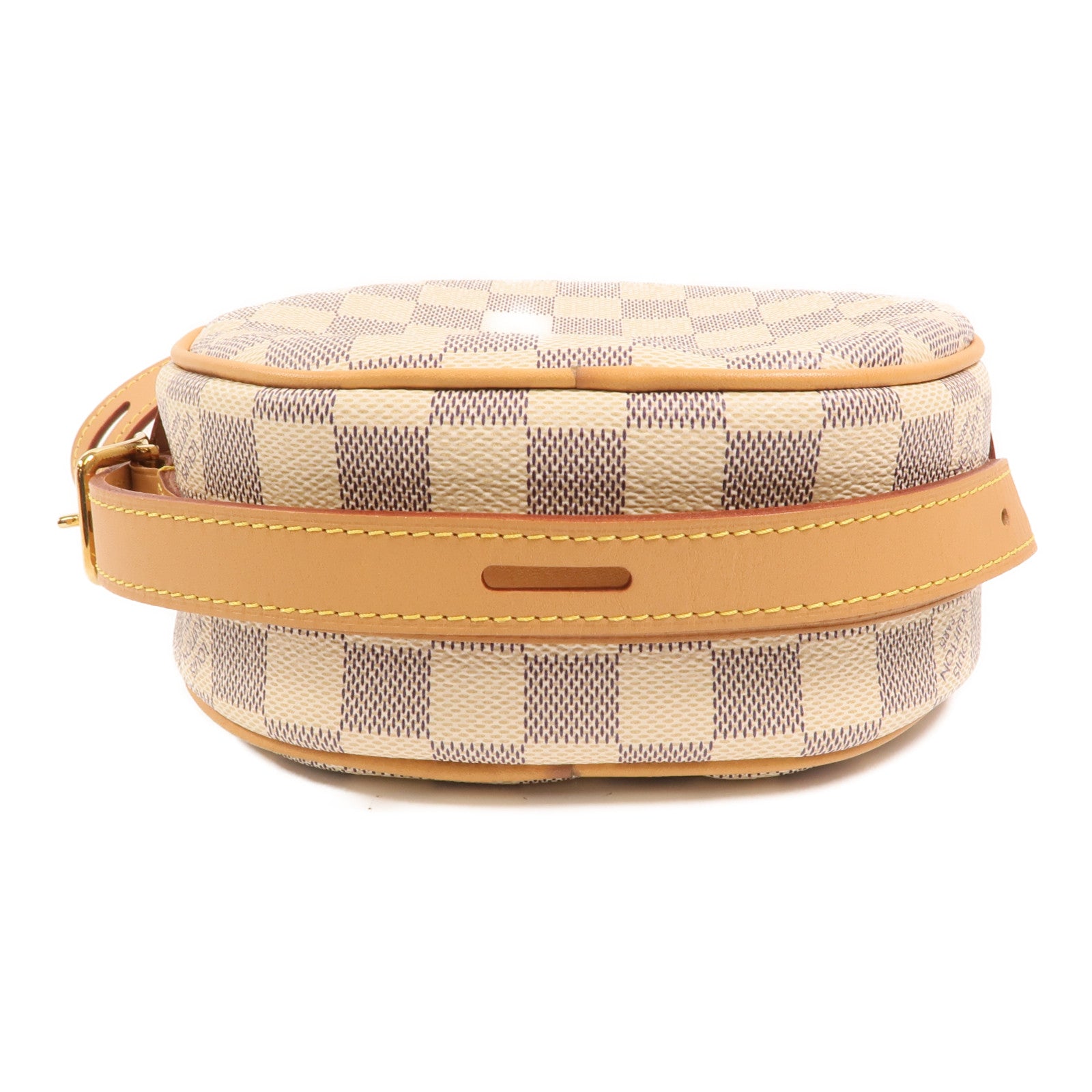 LOUIS VUITTON Damier Azur Boite Chapeau Souple PM金扣肩背袋