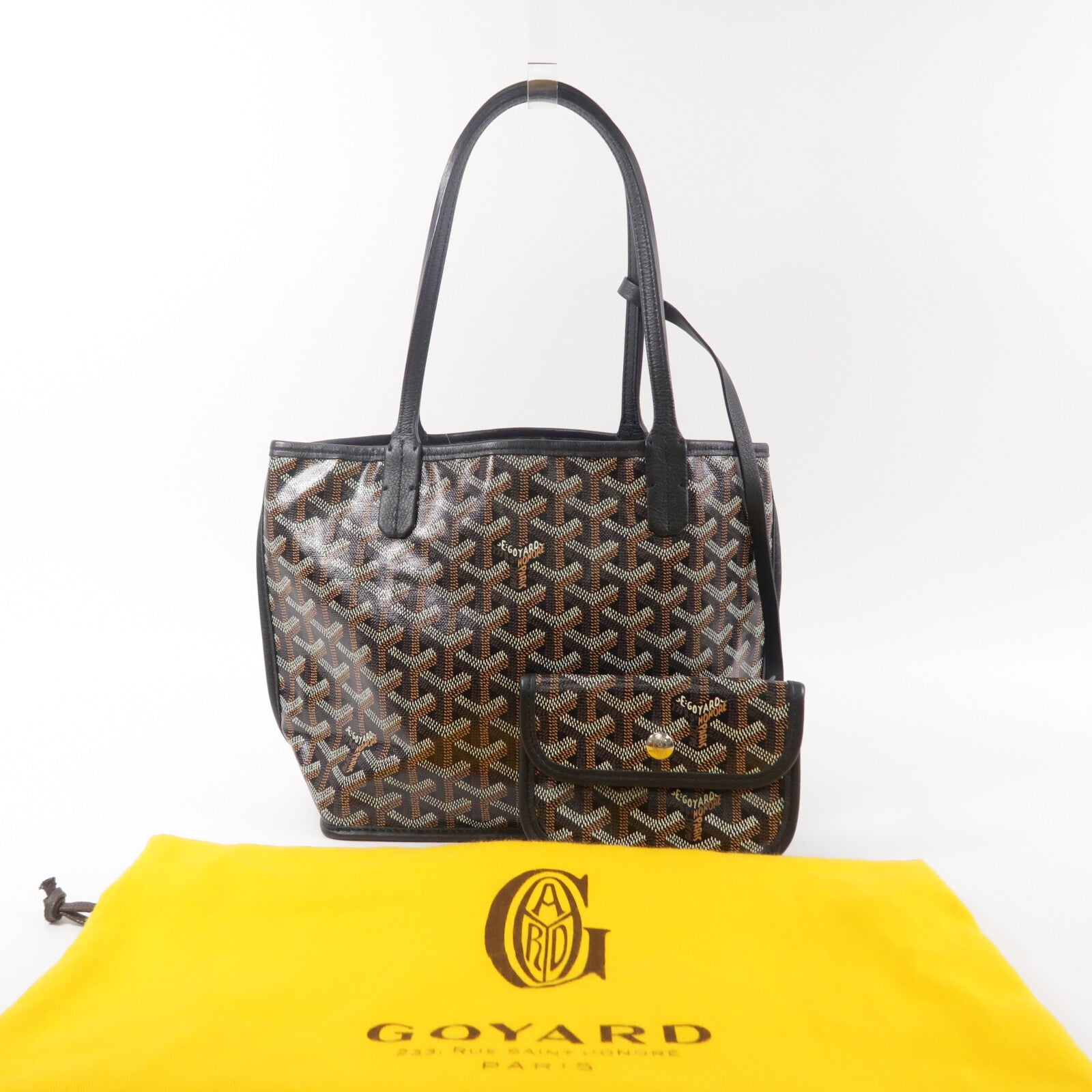 GOYARD 塗層帆布Anjou Mini手挽袋