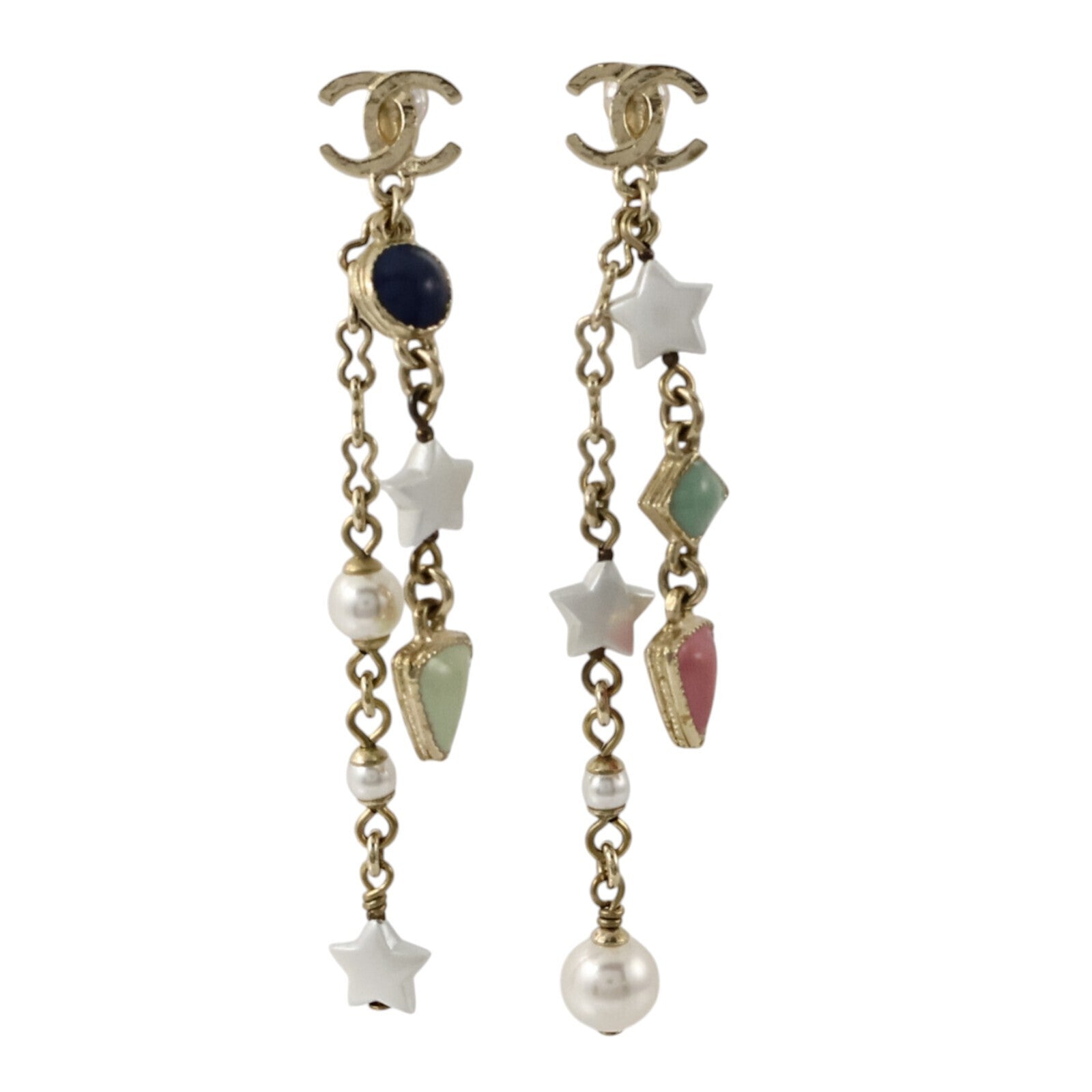 CHANEL 金屬/PVC Earrings耳環