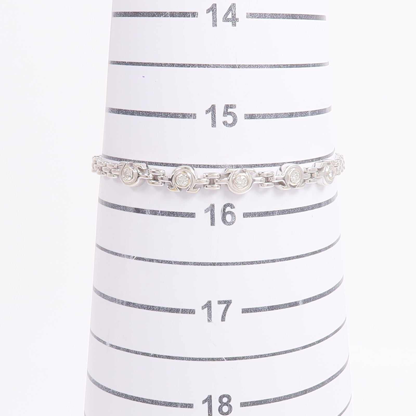 JEWELRY 18K白金Diamond Bracelet鑽石手鏈
