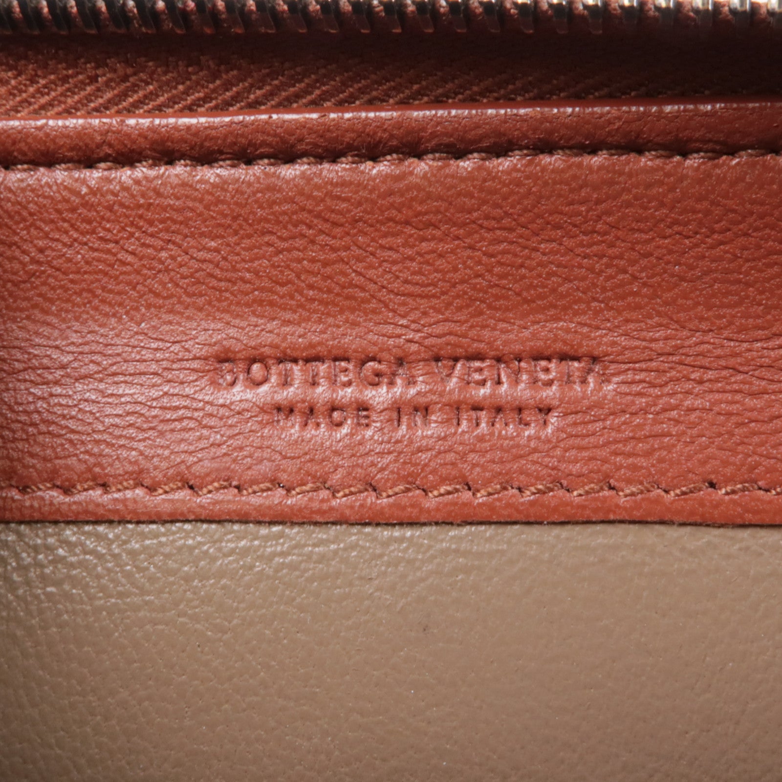 BOTTEGA VENETA 織紋皮革Long Wallet銀扣長錢包