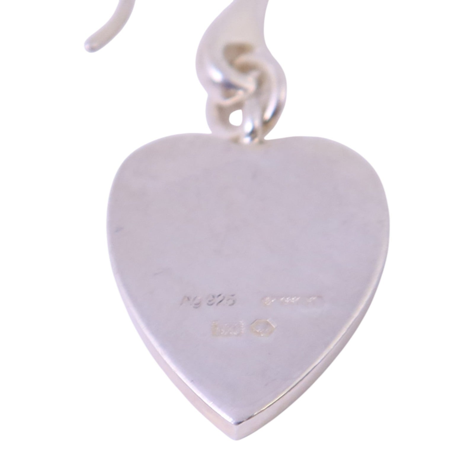 GUCCI 925純銀Heart Dangle Earrings耳環