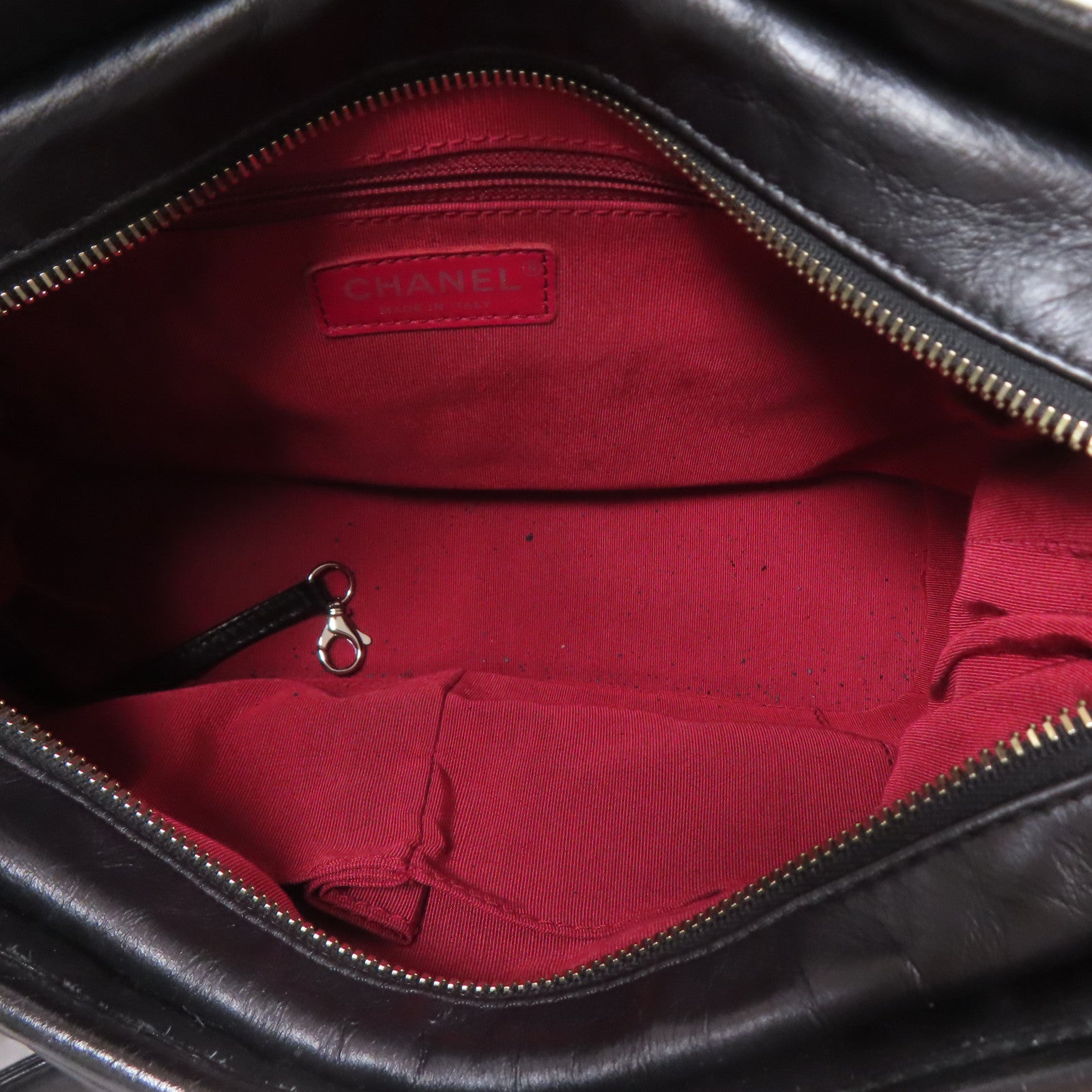 CHANEL 牛皮皮革Gabrielle鏈帶肩背袋