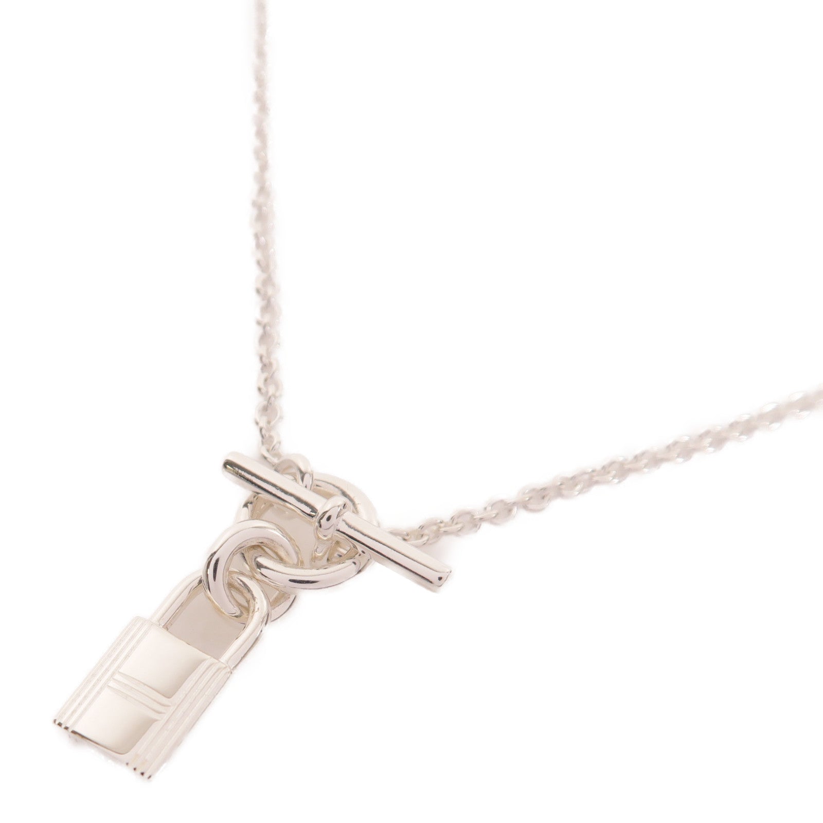 HERMES 925純銀Kelly Cadenas Pendant項鍊