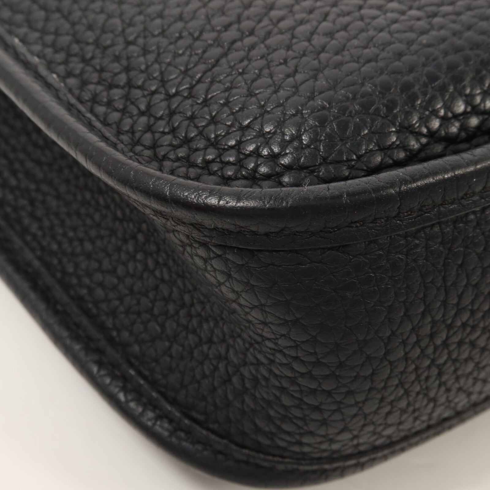 HERMES Clemence皮革Evelyne TPM肩背袋Noir