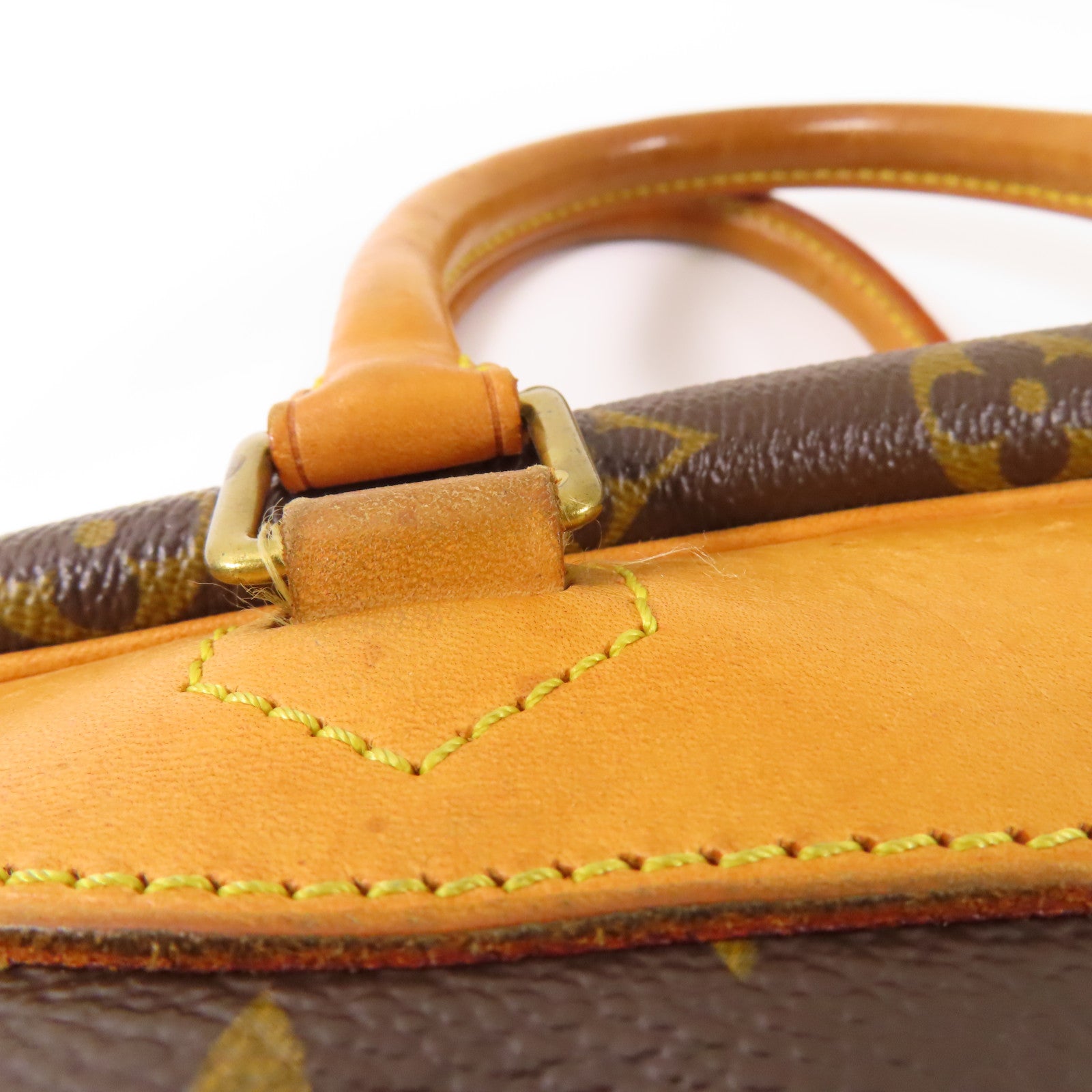 LOUIS VUITTON 【激減優惠】Monogram Deauville金扣手挽袋