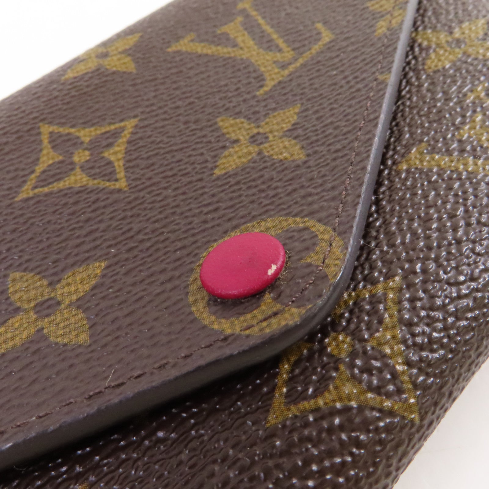 LOUIS VUITTON Monogram Josephine Long Wallet金扣長錢包啡色/紫紅色