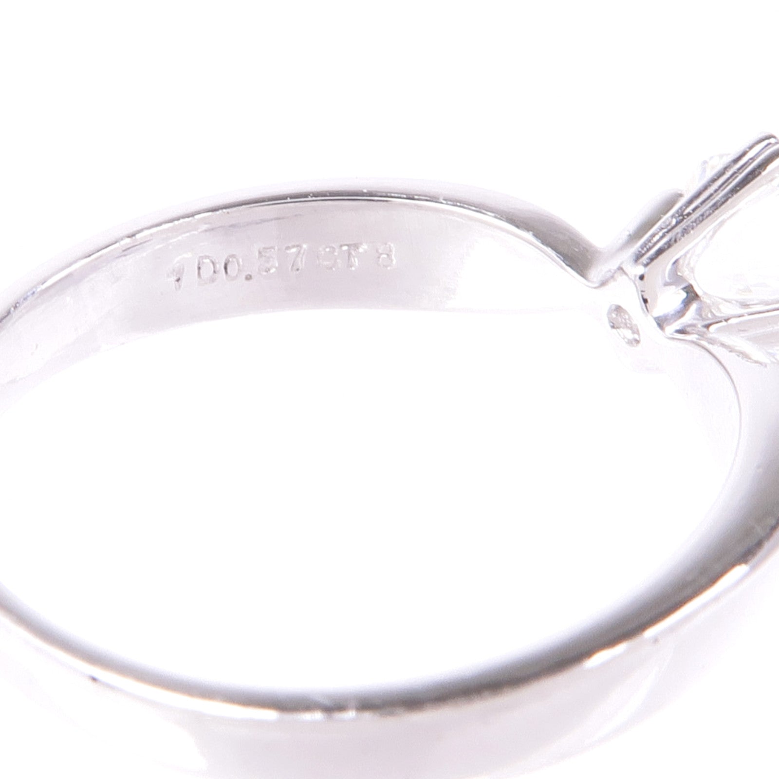 JEWELRY Diamond Ring PT900 Platinum US#6