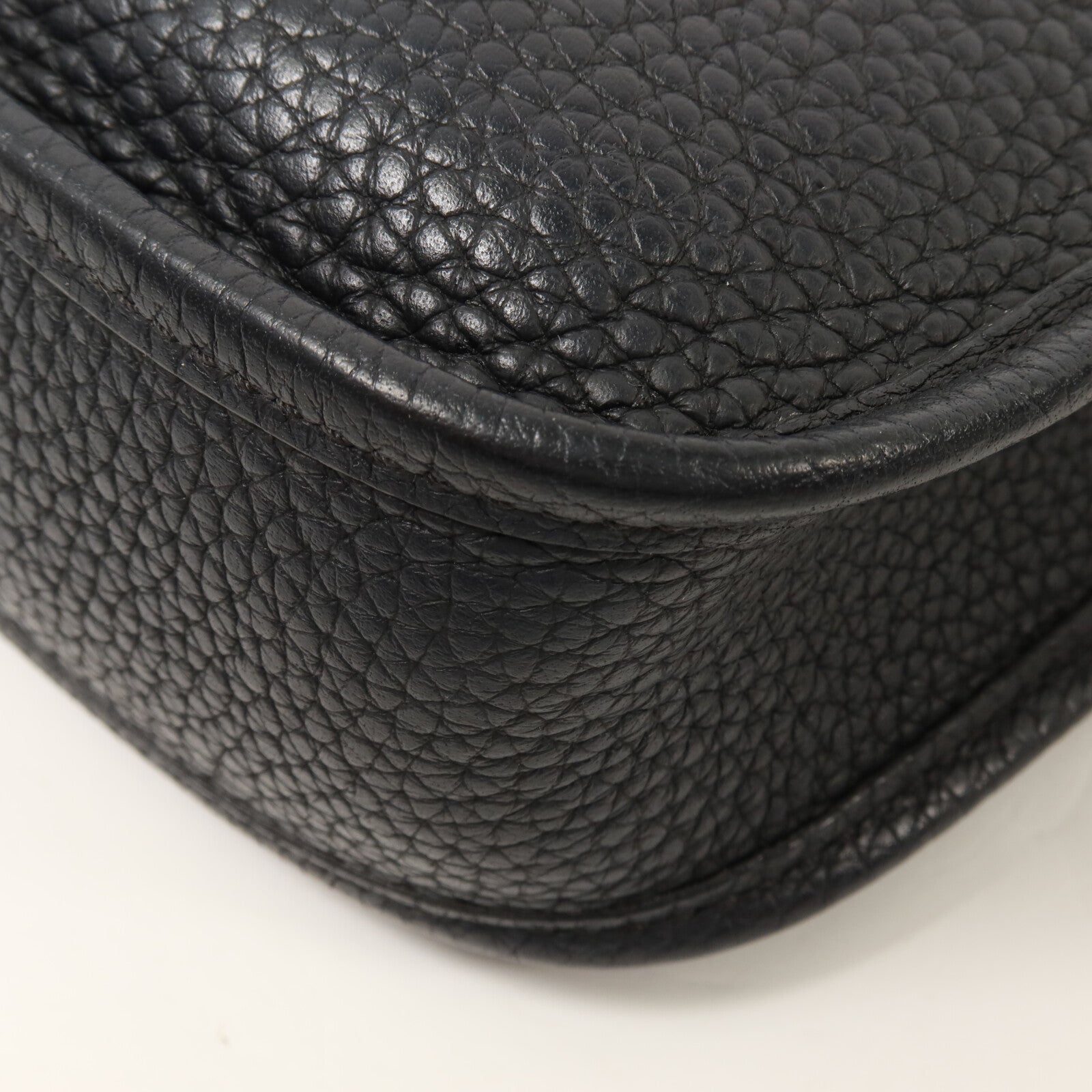 HERMES Clemence皮革Evelyne TPM肩背袋Noir