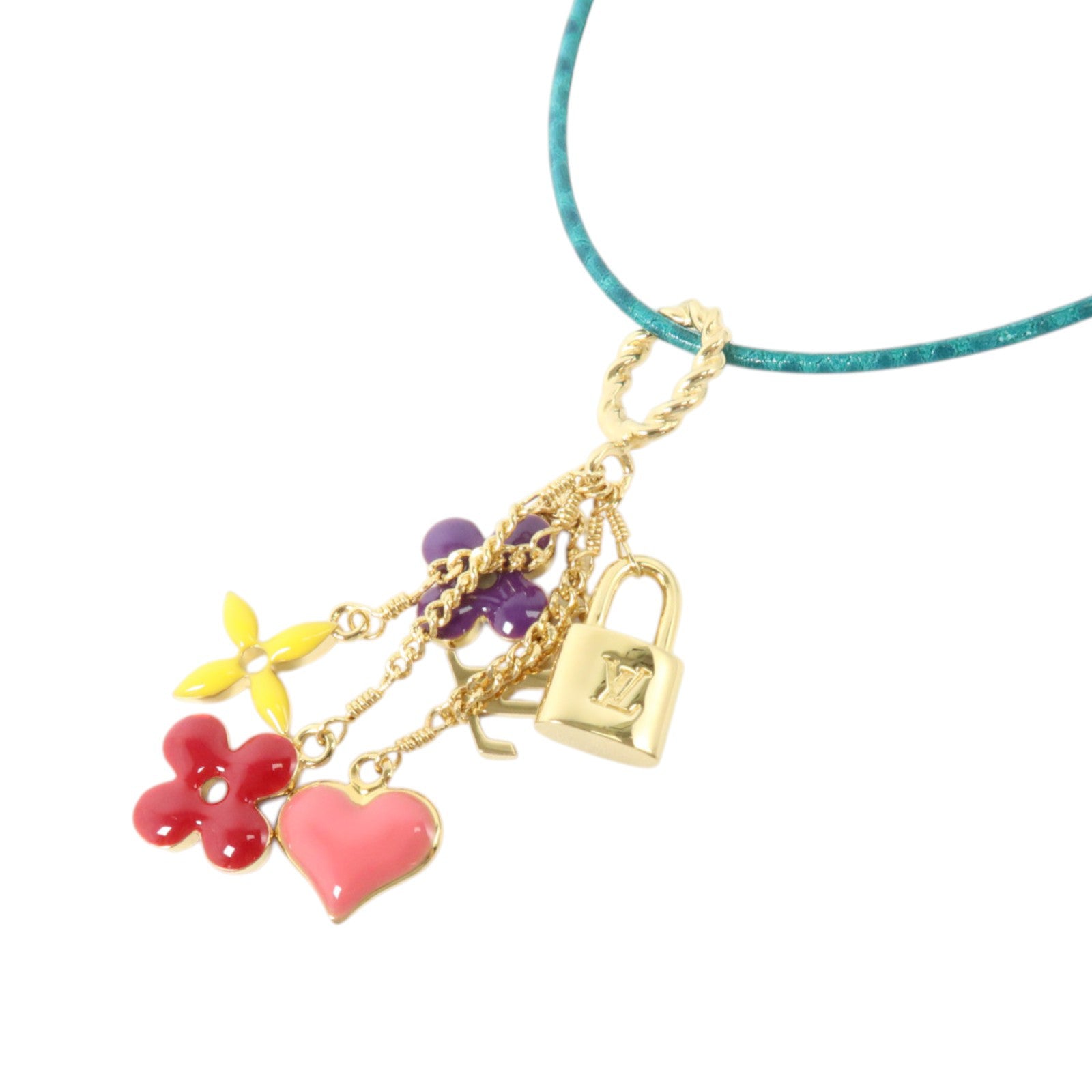 LOUIS VUITTON PVC/金屬Sweet Monogram Necklace項鏈