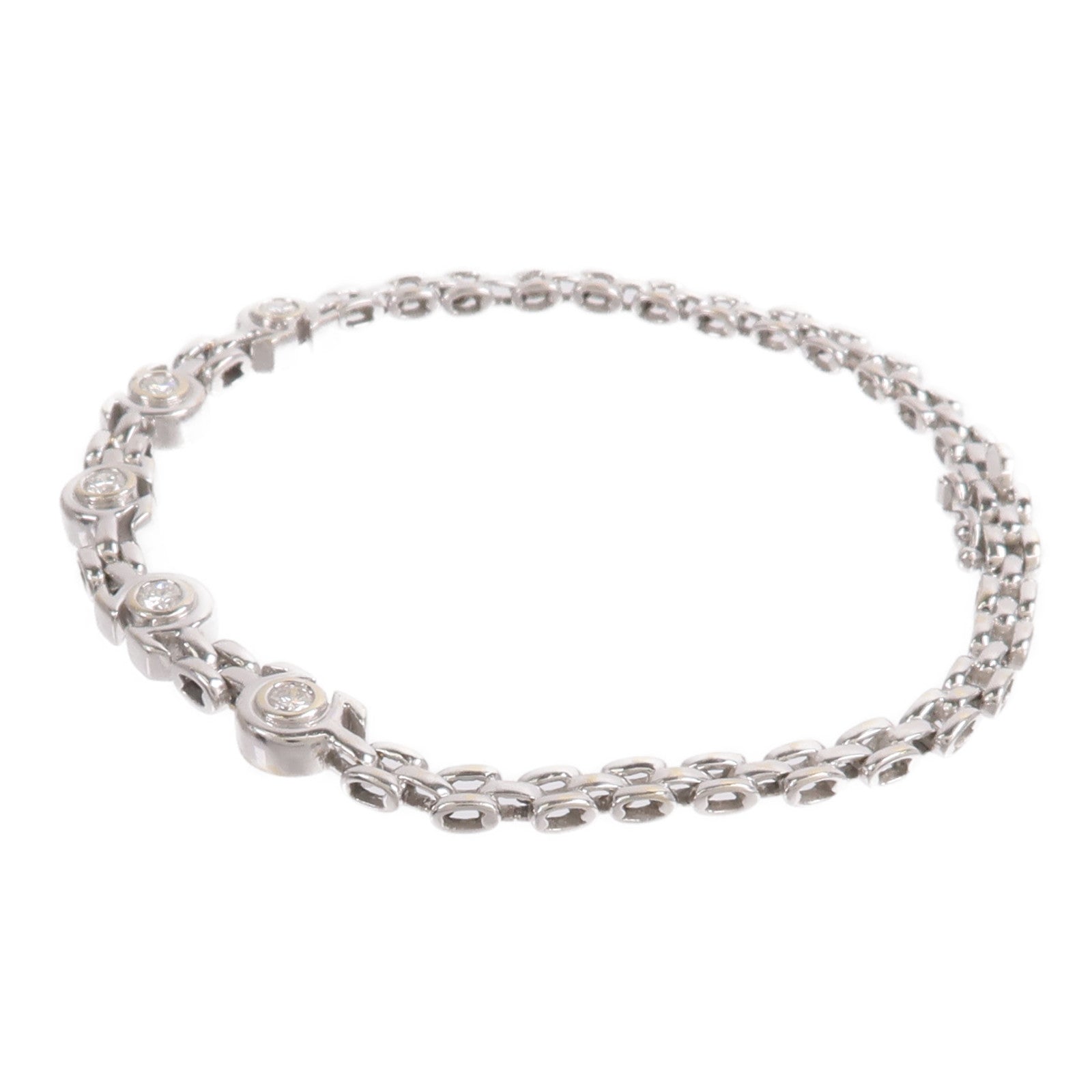 JEWELRY 18K白金Diamond Bracelet鑽石手鏈