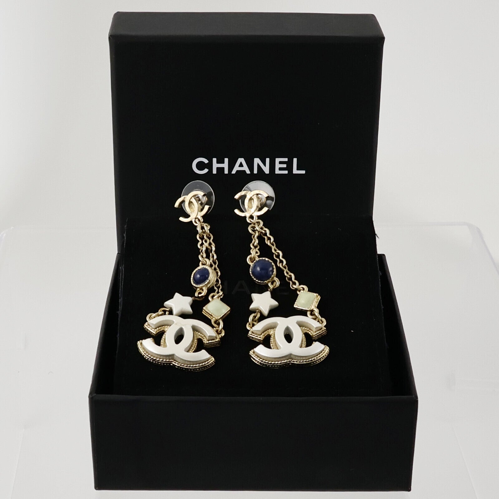 CHANEL 金屬/PVC Earrings耳環