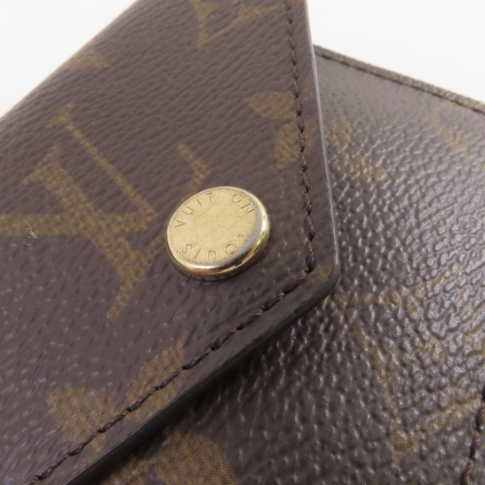 LOUIS VUITTON Monogram Pochette Felicie Pouch Shoulder Bag金扣肩背袋啡色