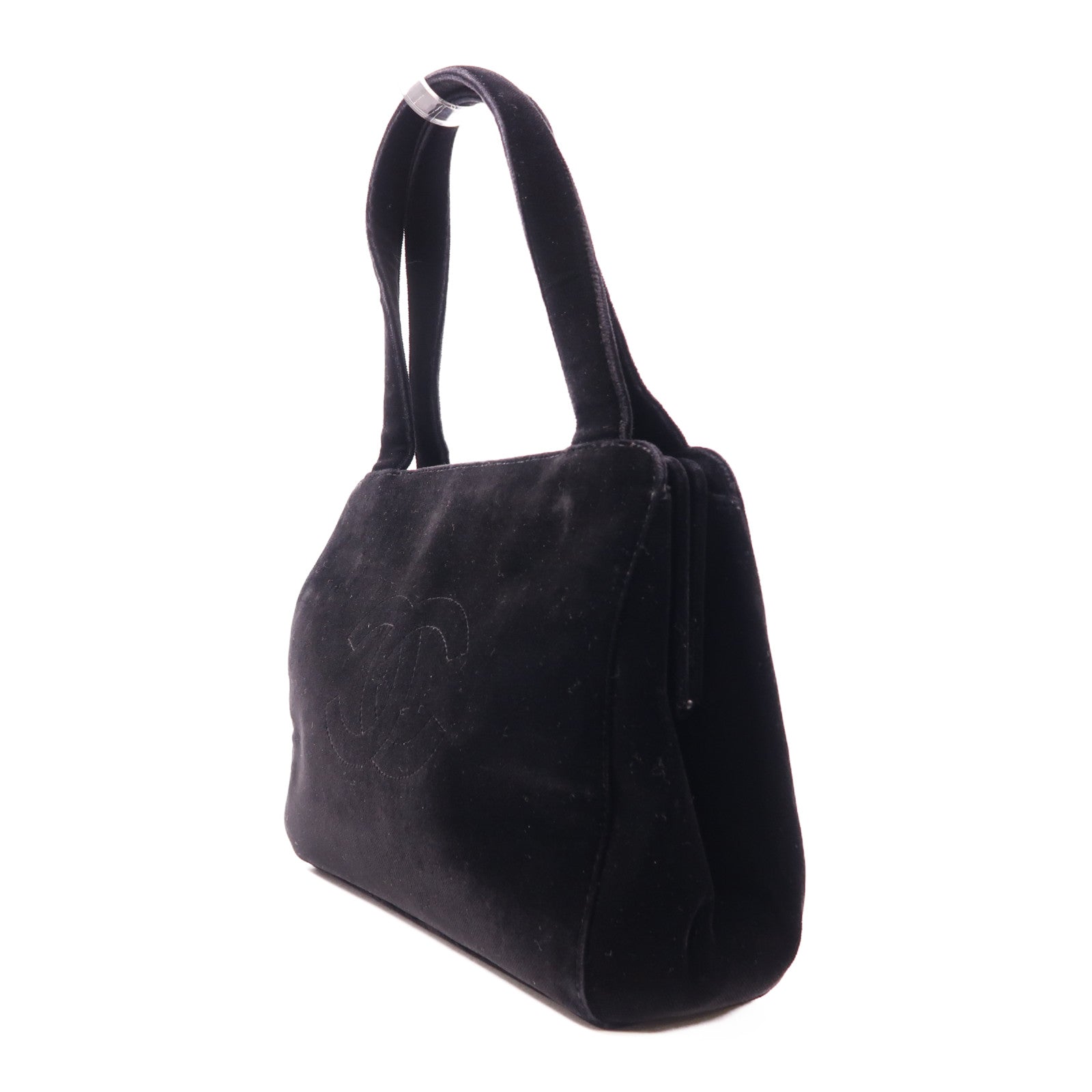 CHANEL 天鵝絨Handbag手挽袋