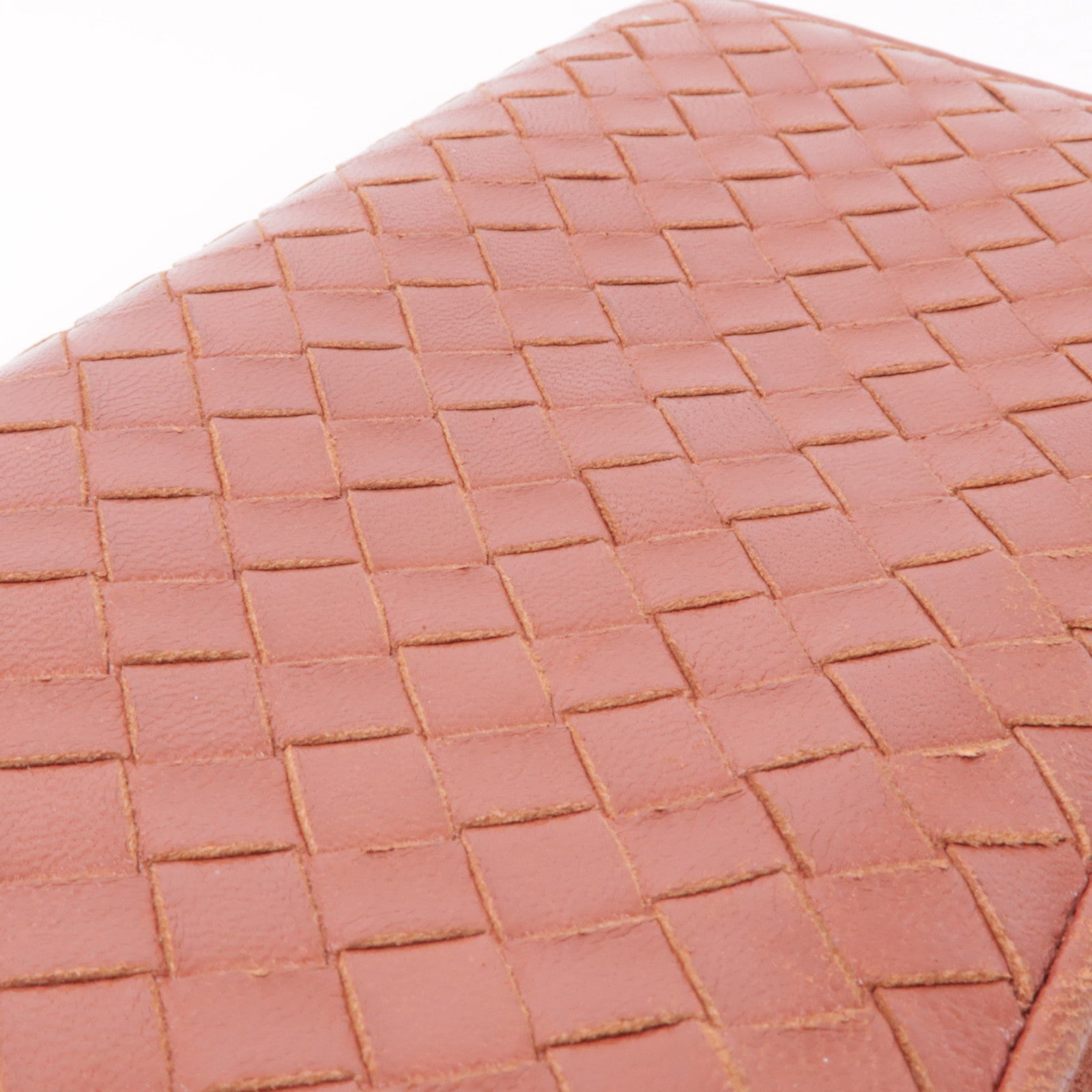 BOTTEGA VENETA 織紋皮革Long Wallet銀扣長錢包