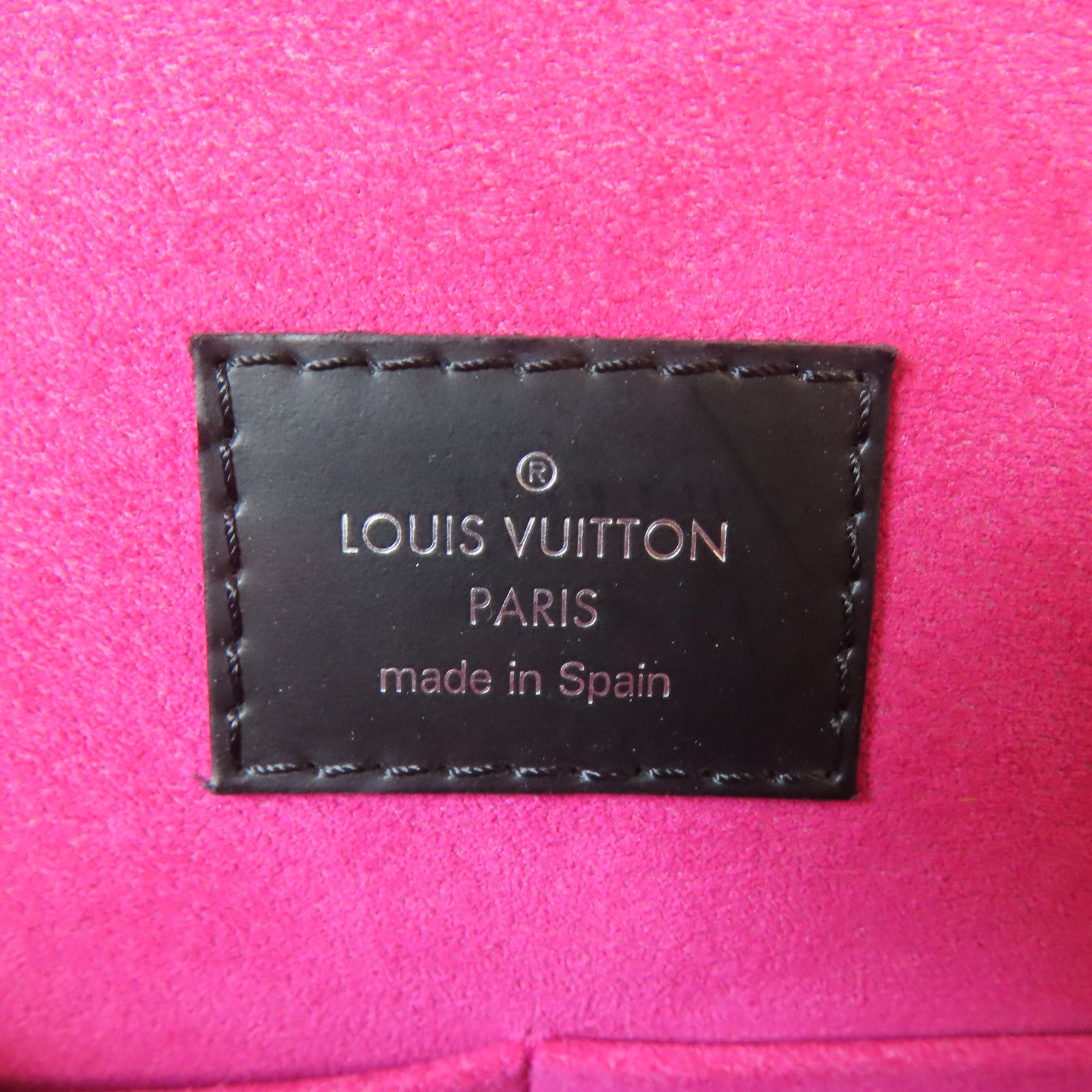 LOUIS VUITTON 【激減優惠】Epi Cluny BB銀扣手挽肩背兩用袋黑色/粉紅色