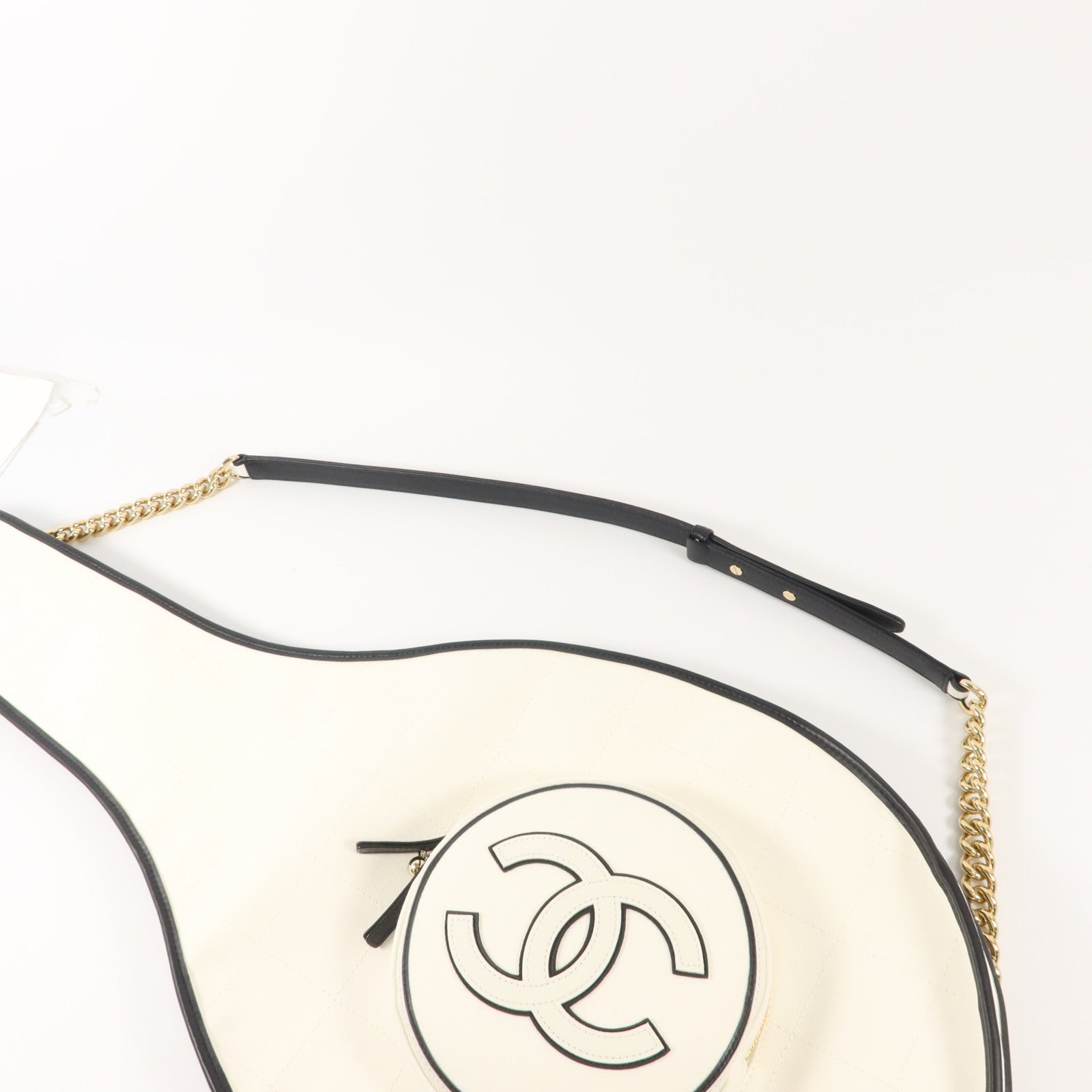 CHANEL 帆布23C Tennis Racket Bag網球拍袋