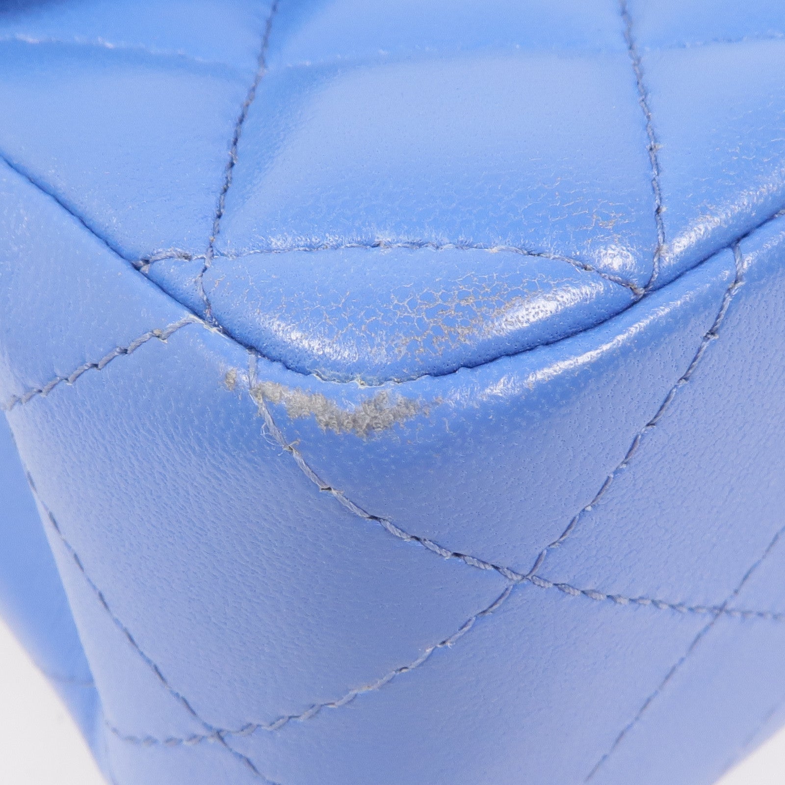 CHANEL 羊皮皮革Mini Classic 20金扣鏈帶肩背袋