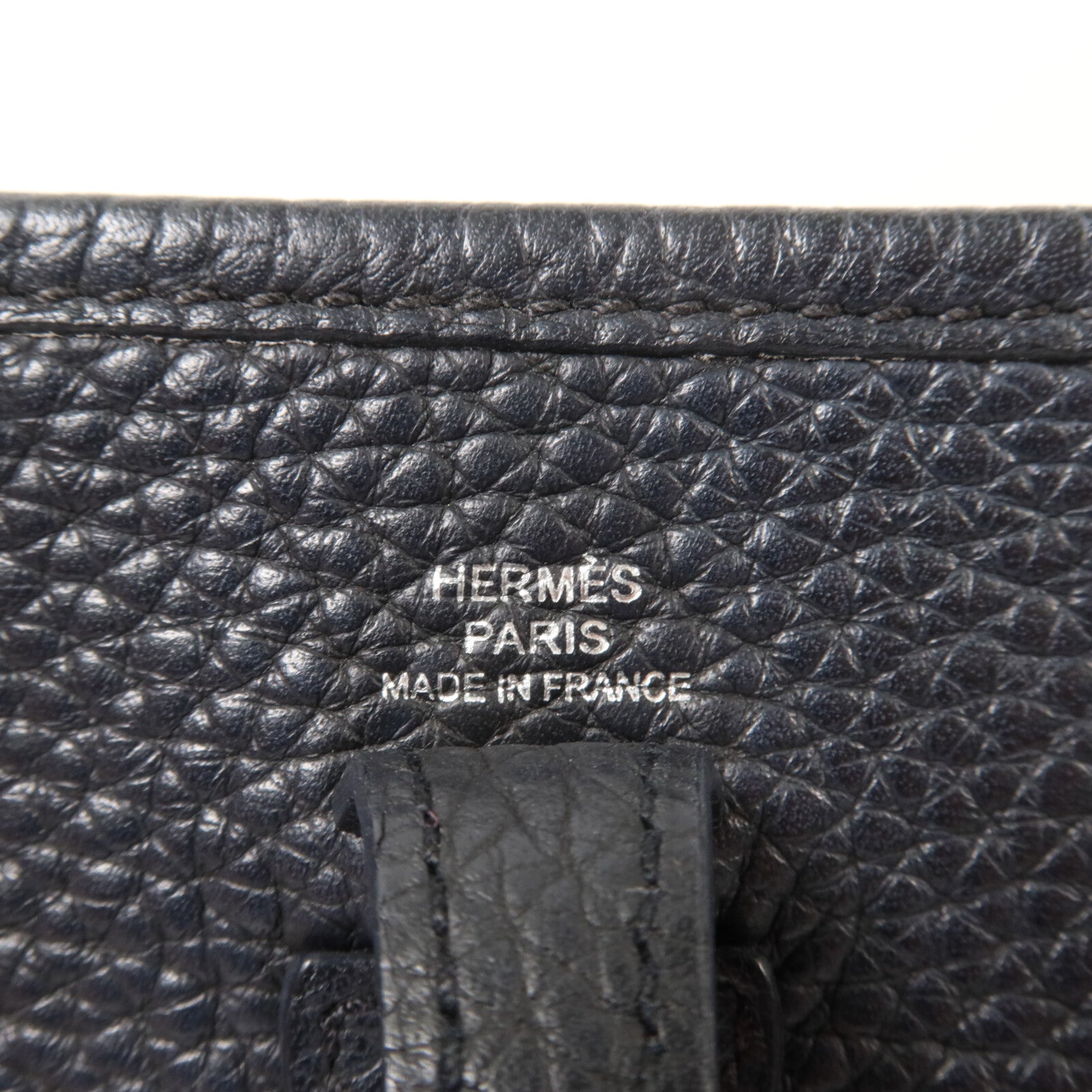 HERMES Clemence皮革Evelyne TPM肩背袋Noir