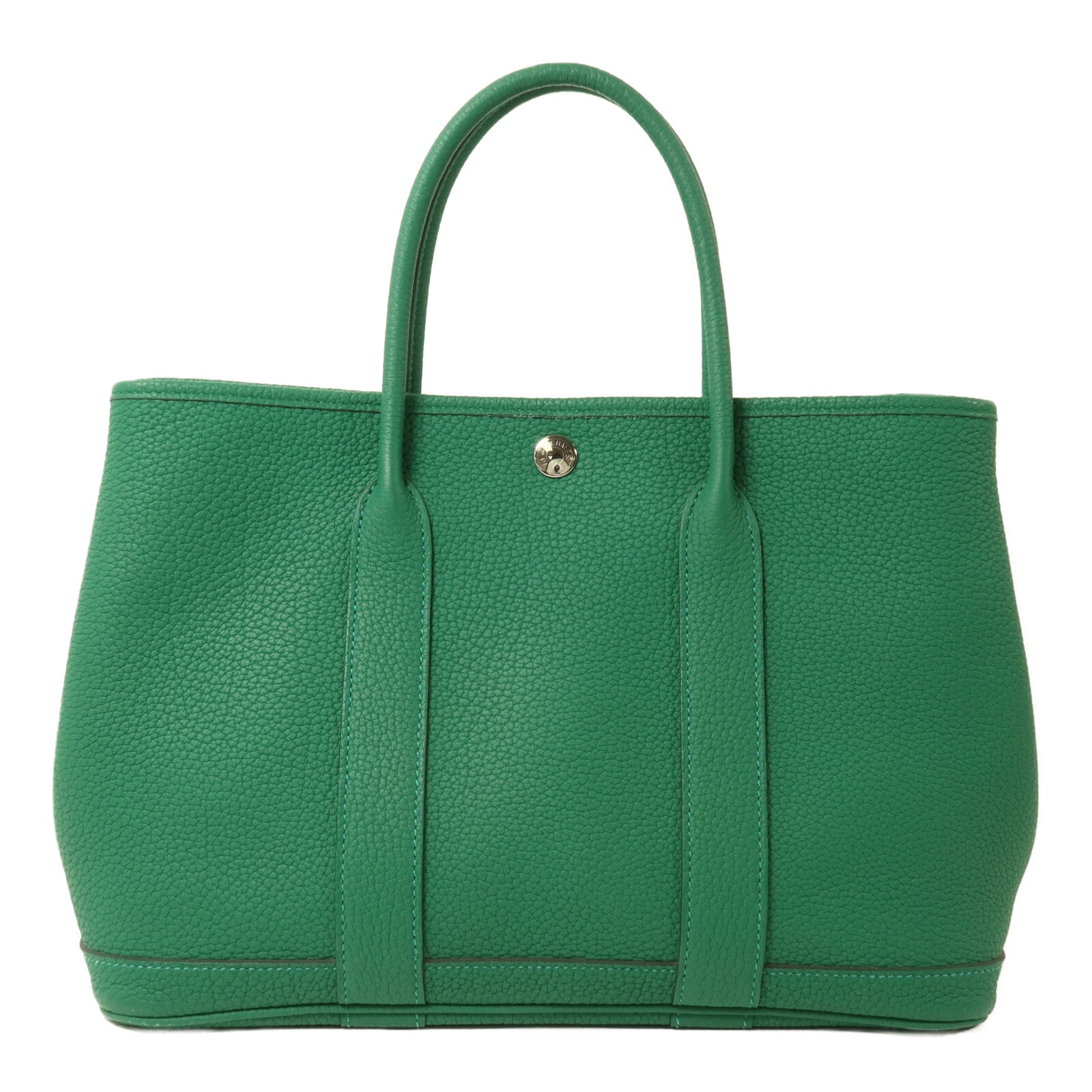 HERMES Negonda皮革Garden Party TPM手挽袋Vert Vertigo