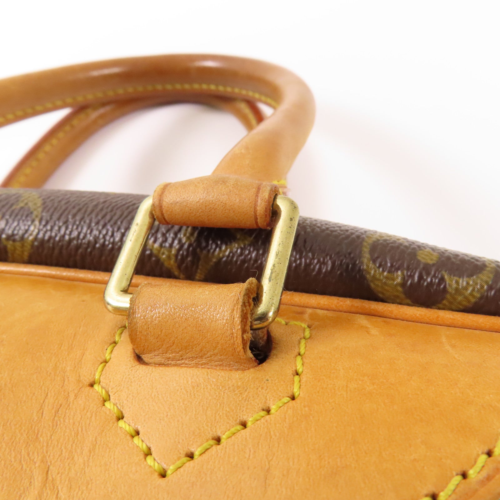 LOUIS VUITTON Monogram Deauville金扣手挽袋