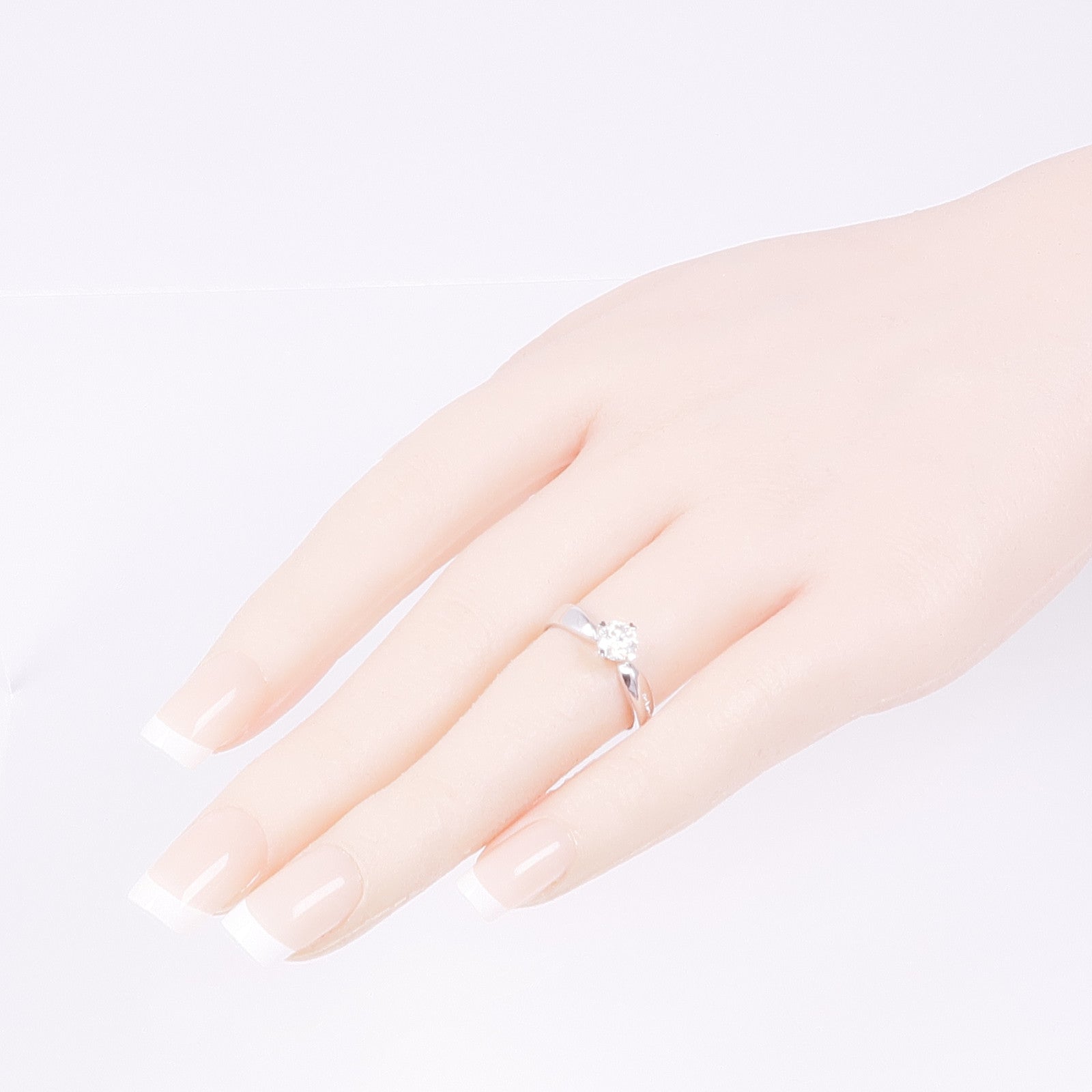 JEWELRY Diamond Ring PT900 Platinum US#6